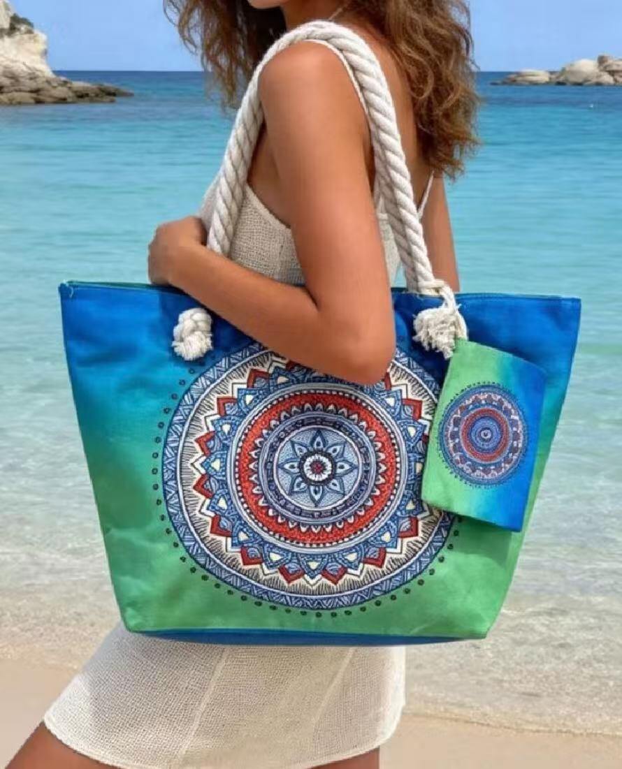 Mayorista JERRY.AMY - Bolsa de playa con pequeño monedero Dimensiones 38*58