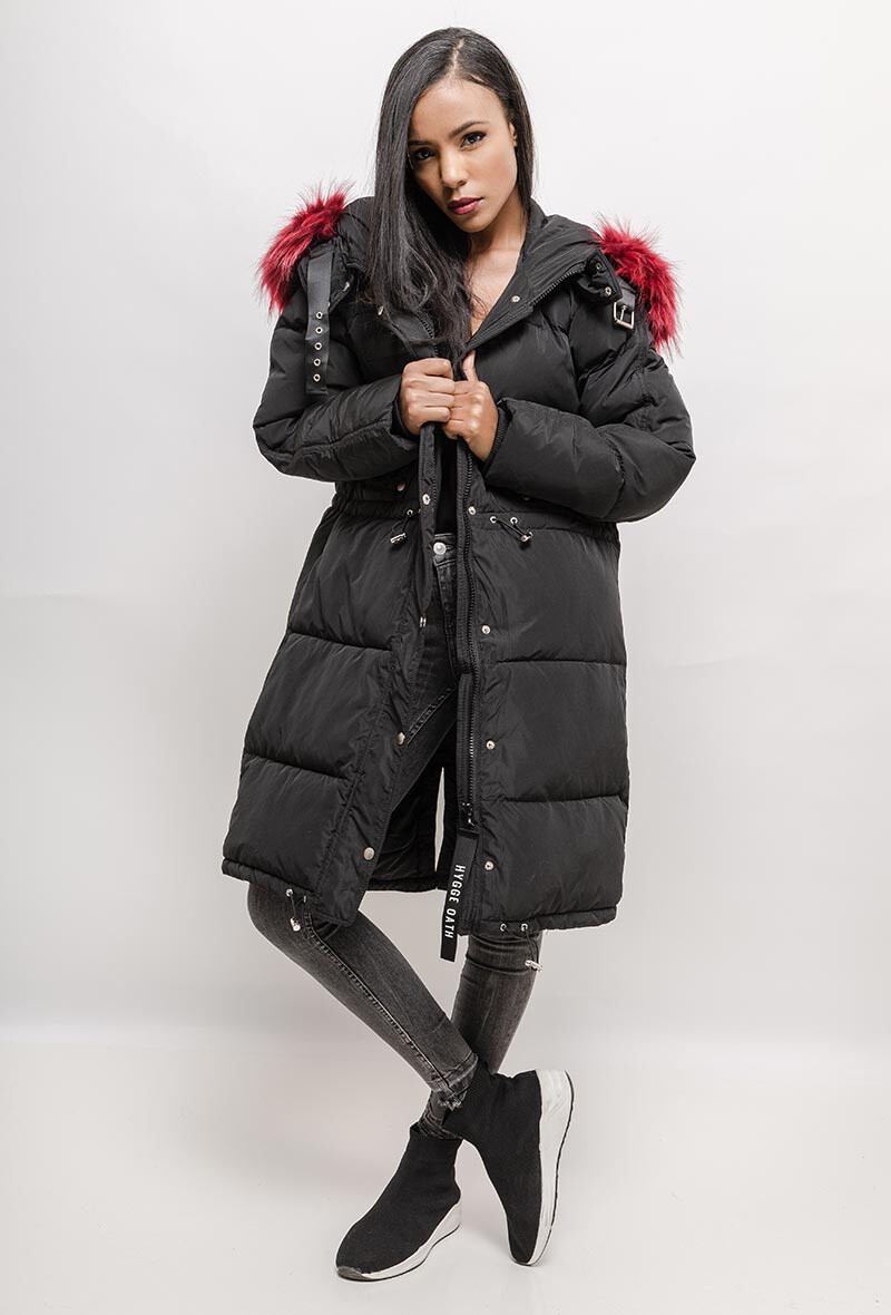 Grossiste Jessy Line - Doudoune longue oversize