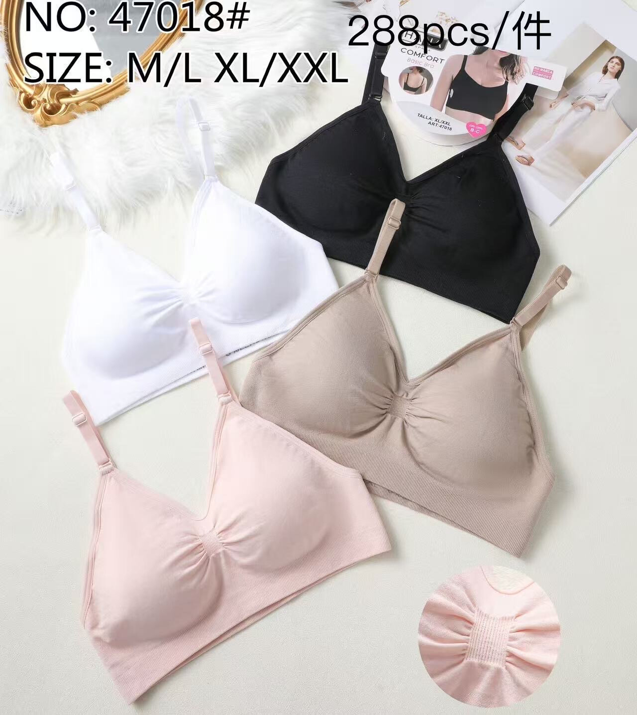 Grossiste JESSYLIA - Brassiere sport bretelle réglable