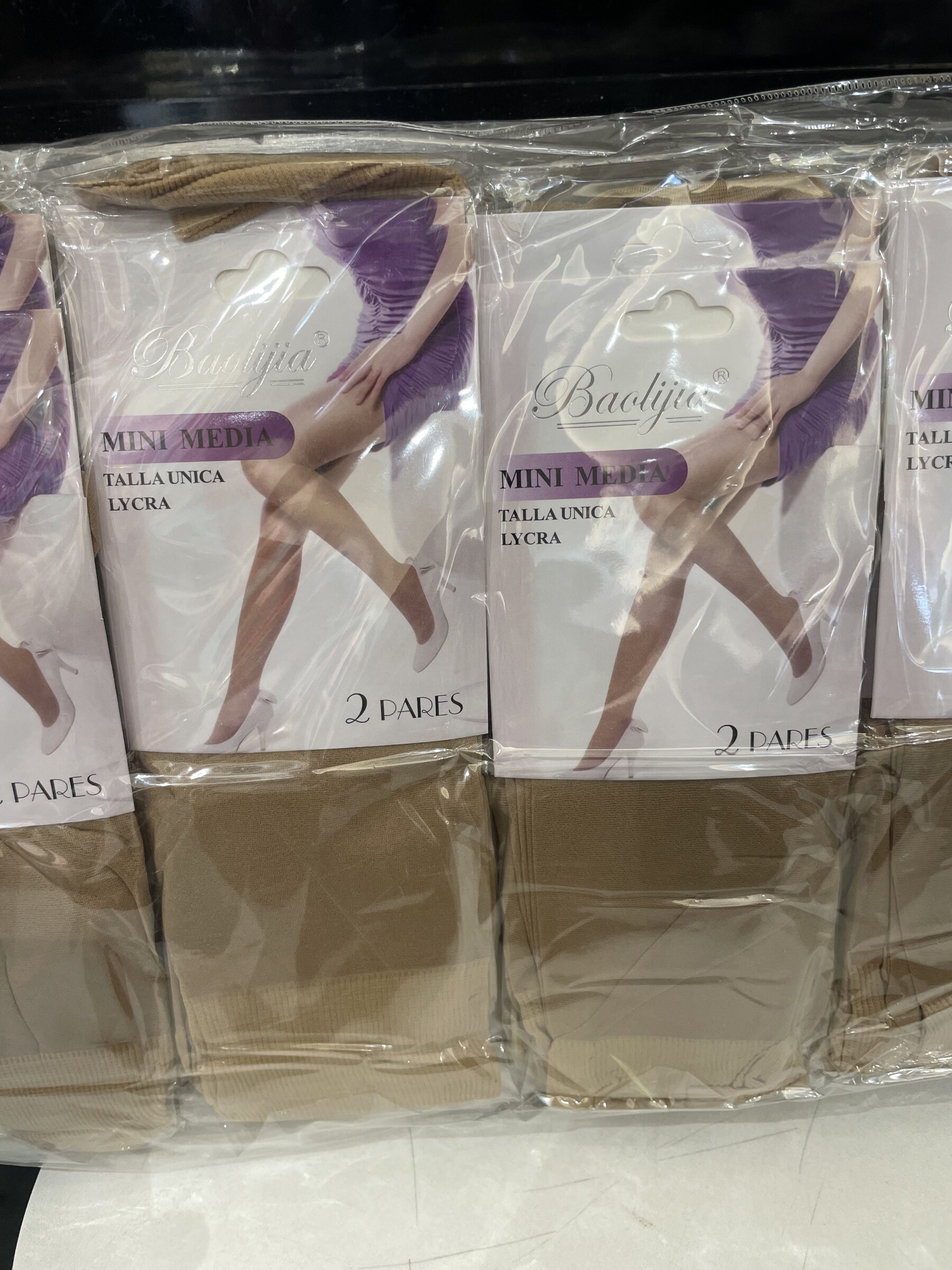 Grossiste JESSYLIA - Mi-bas lot de 2 paires
