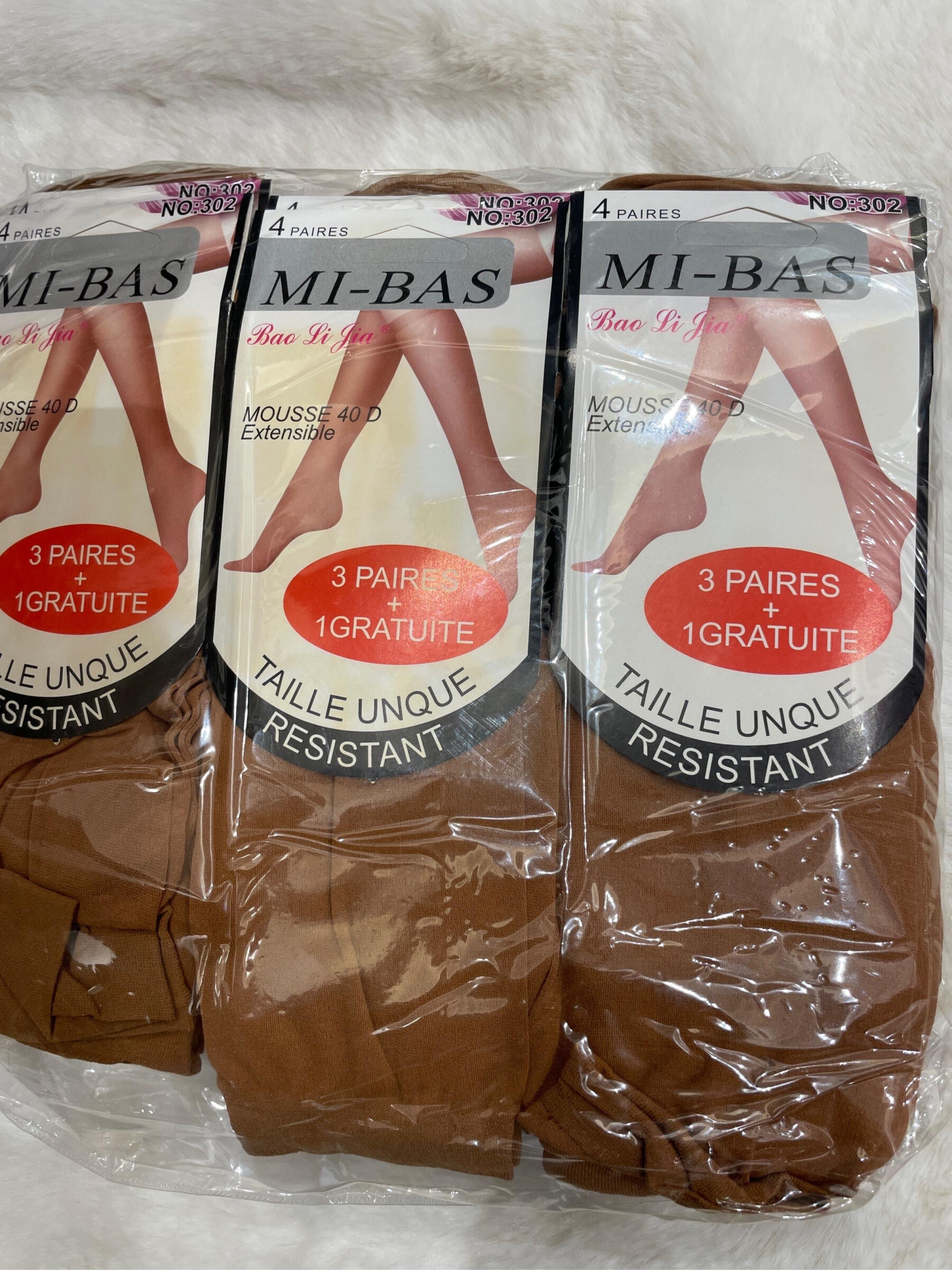 Grossiste JESSYLIA - Mi-bas mousse lot de 4 paires