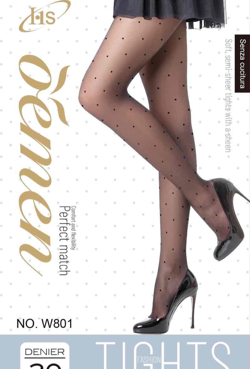 Grossiste JESSYLIA - Collant motif petit pois