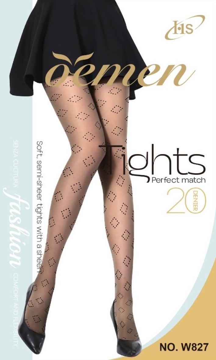 Grossiste JESSYLIA - Collant motif carreaux