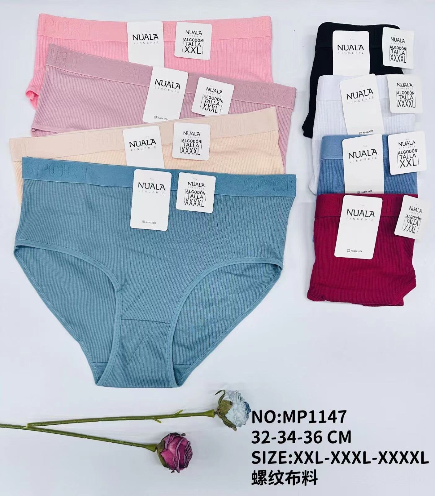 Großhändler JESSYLIA - Große Slips aus geripptem Material