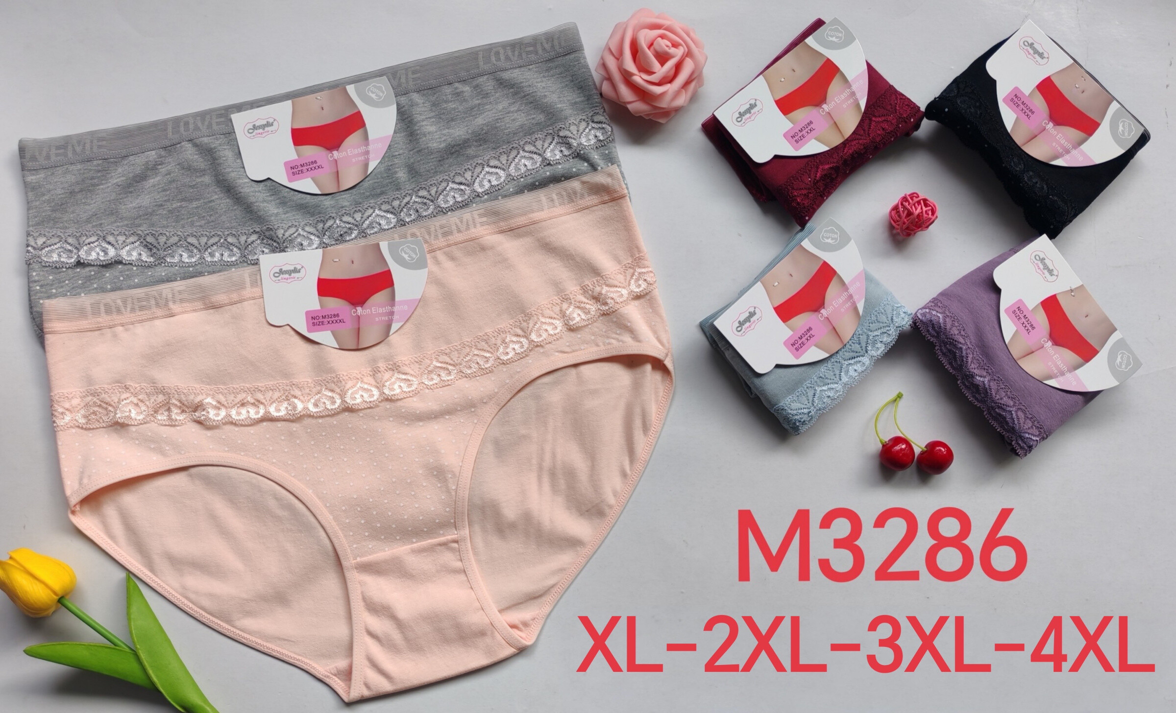 Großhändler JESSYLIA - Große Baumwollunterhose
