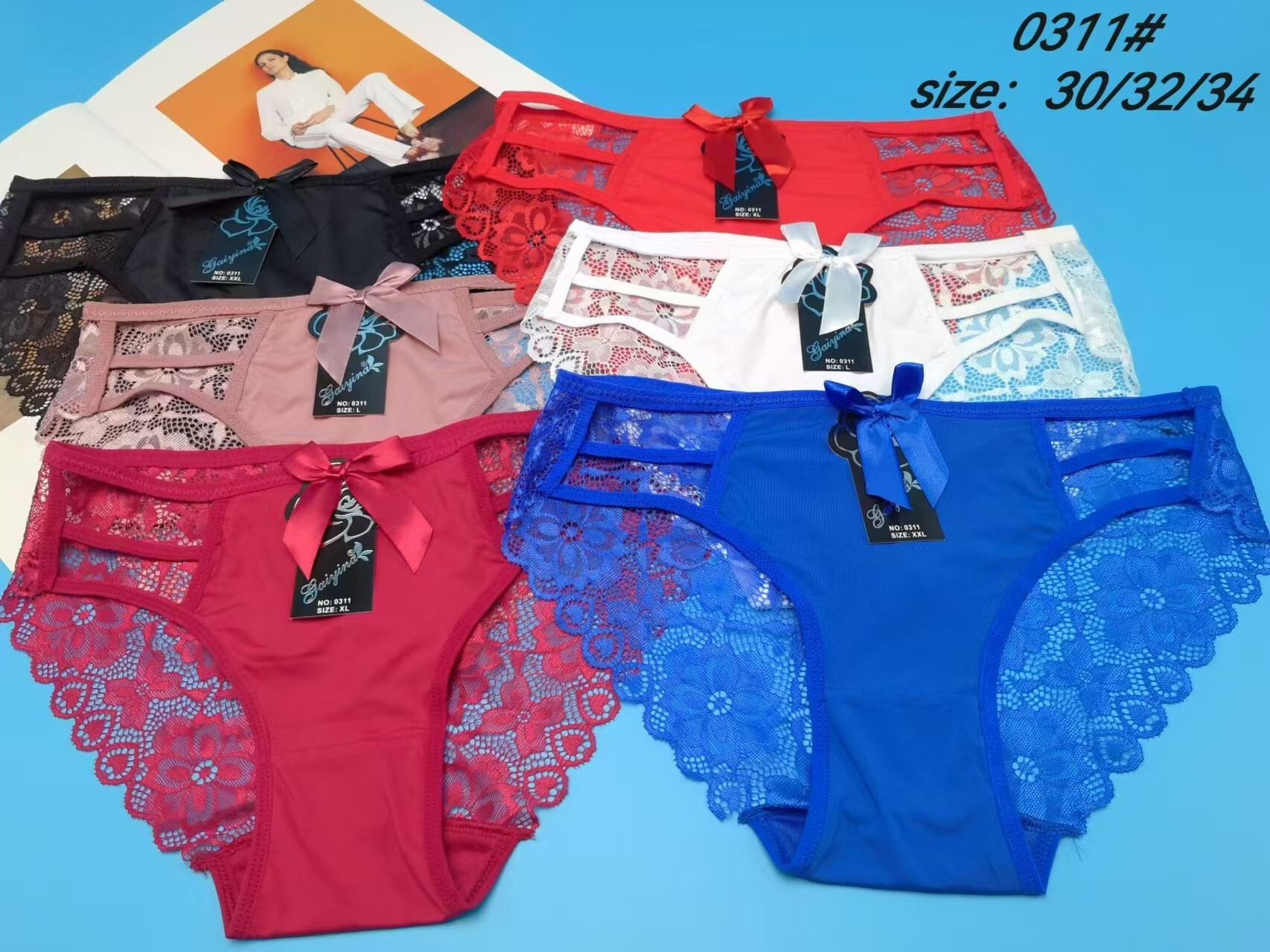 Großhändler JESSYLIA - Spitzen-Slip