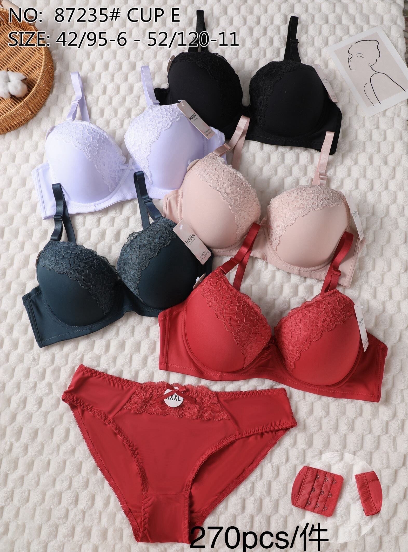 Grossiste JESSYLIA - L’ensemble soutien gorge E cup