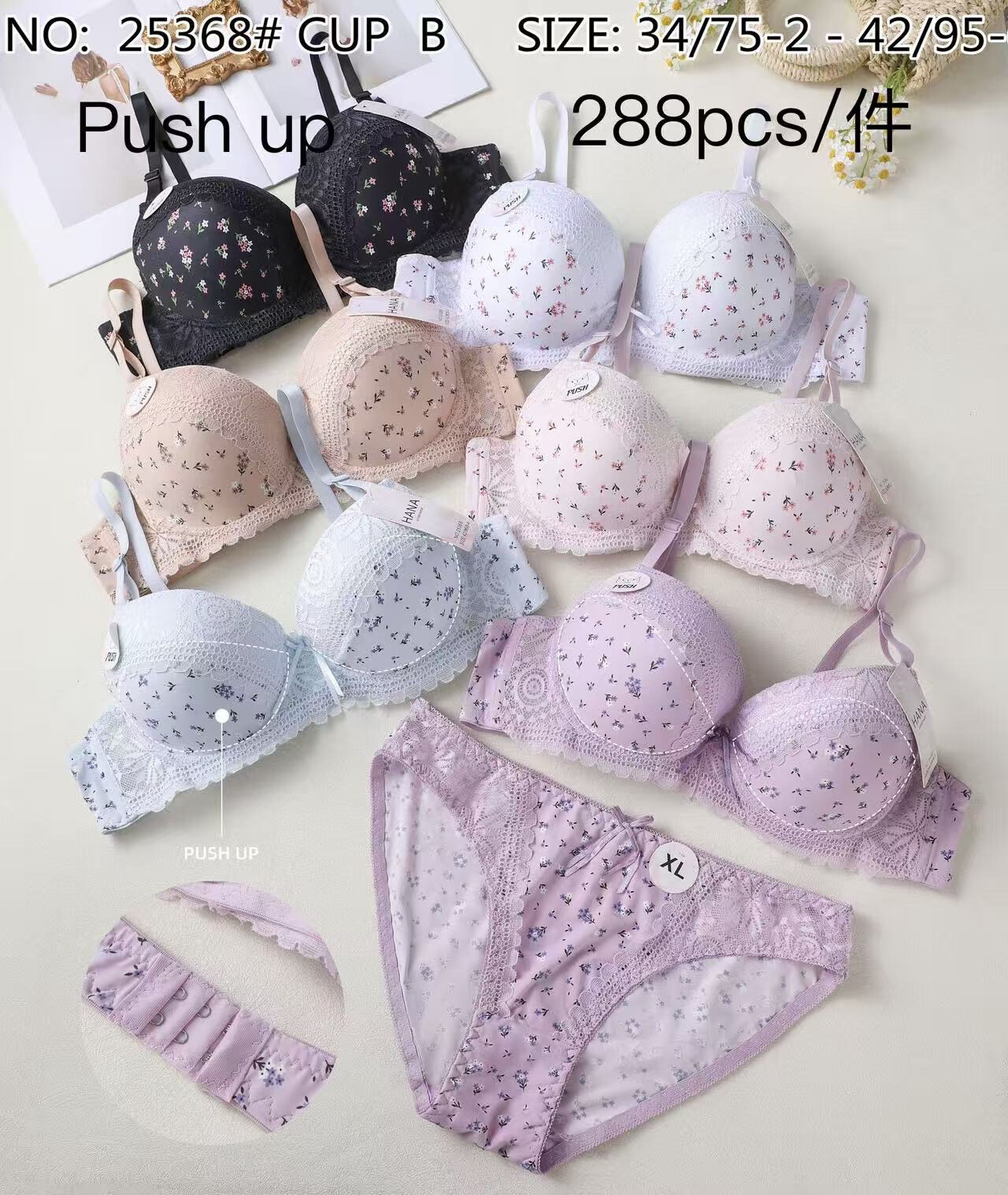 Grossiste JESSYLIA - L’ensemble soutien gorge B push up