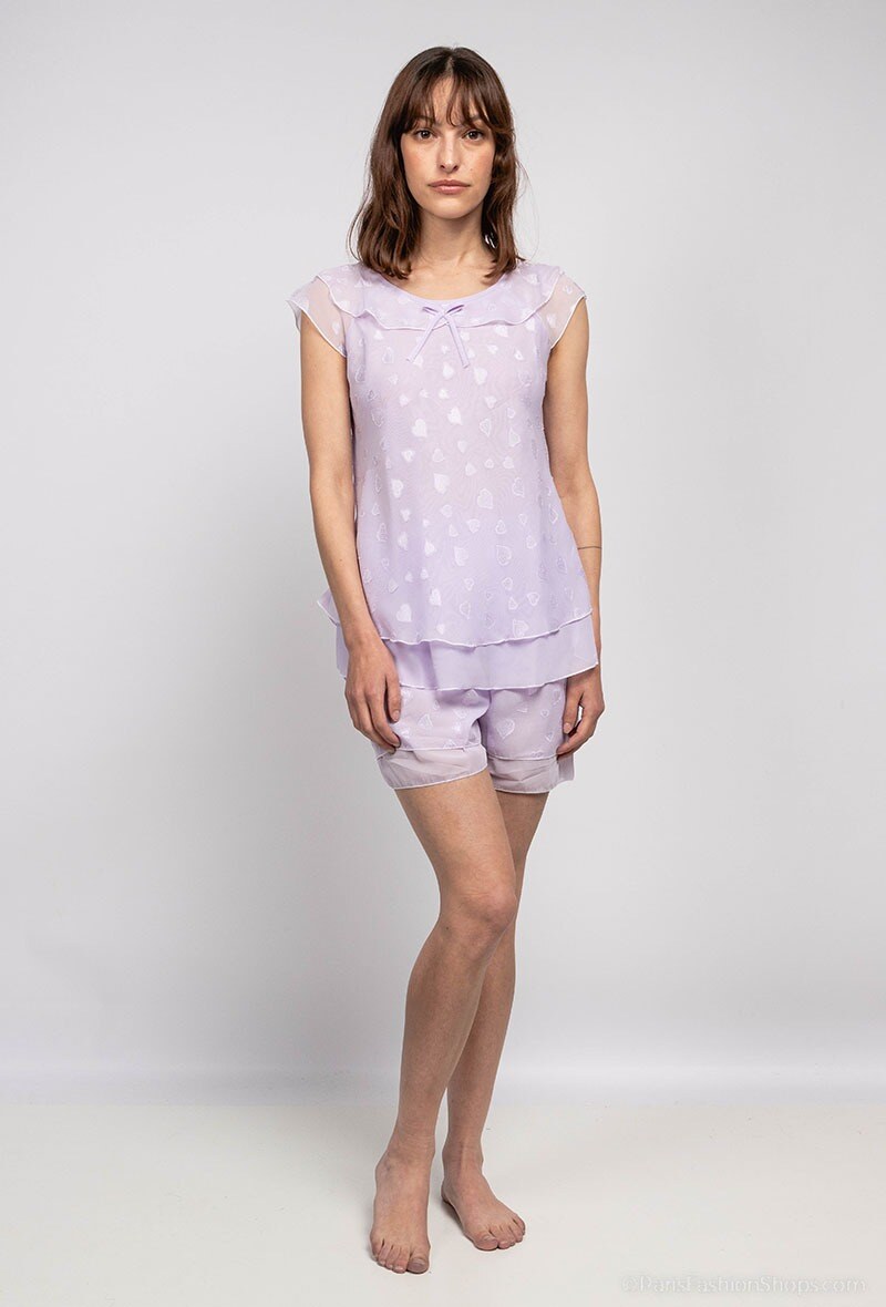 Wholesaler JESSYLIA - Two-piece satiny set