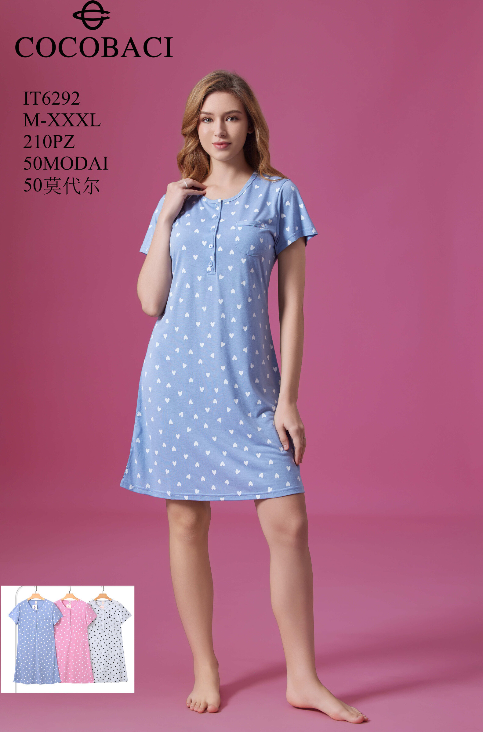 Grossiste JESSYLIA - Chemise de nuit