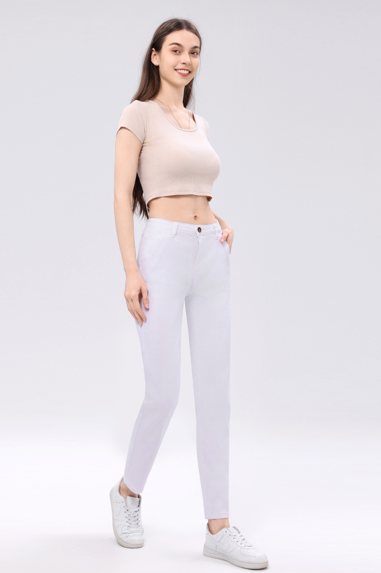 Grossista Jewelly - PANTALONE CINO BIANCO