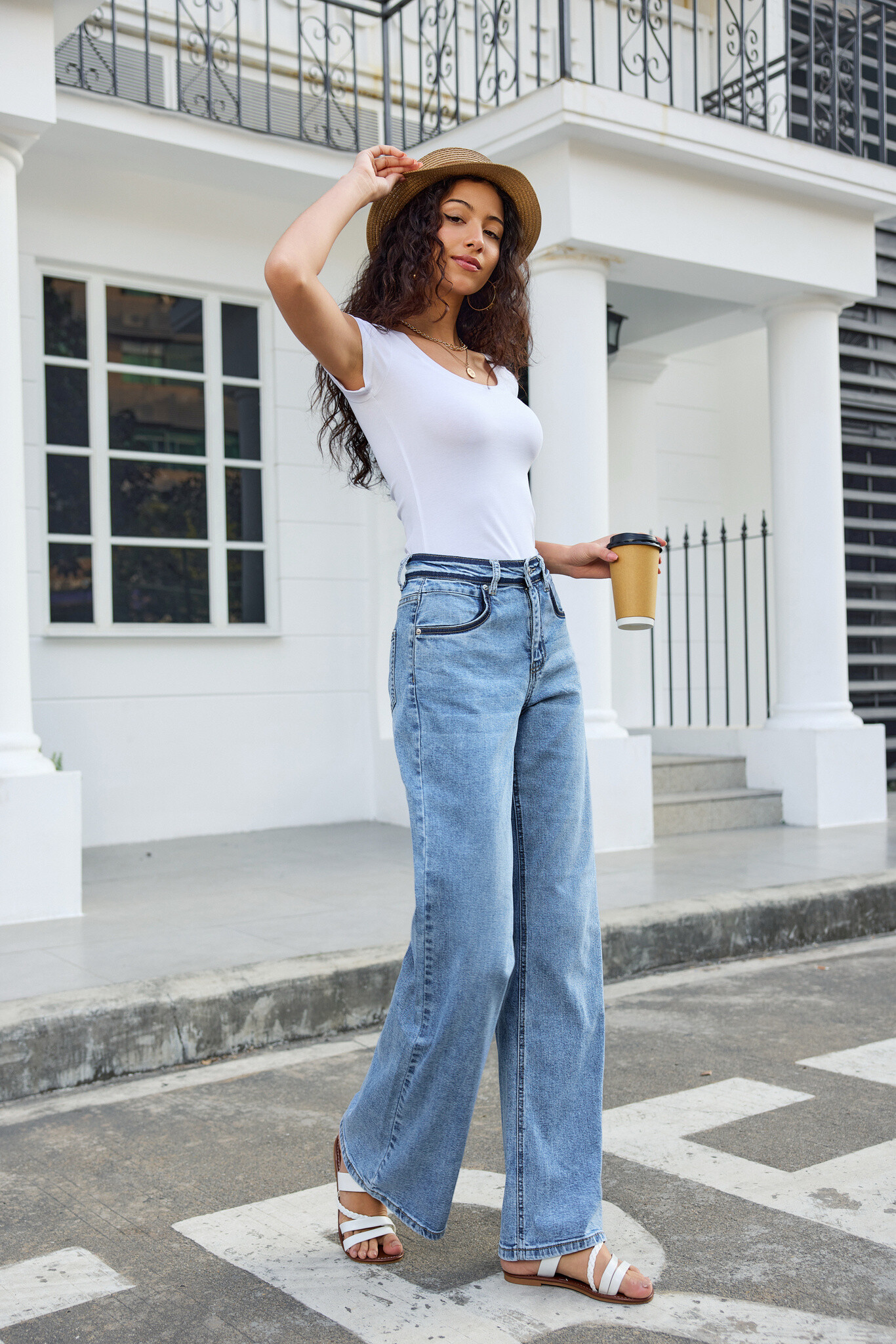 Wholesaler Jewelly - wide leg jeans