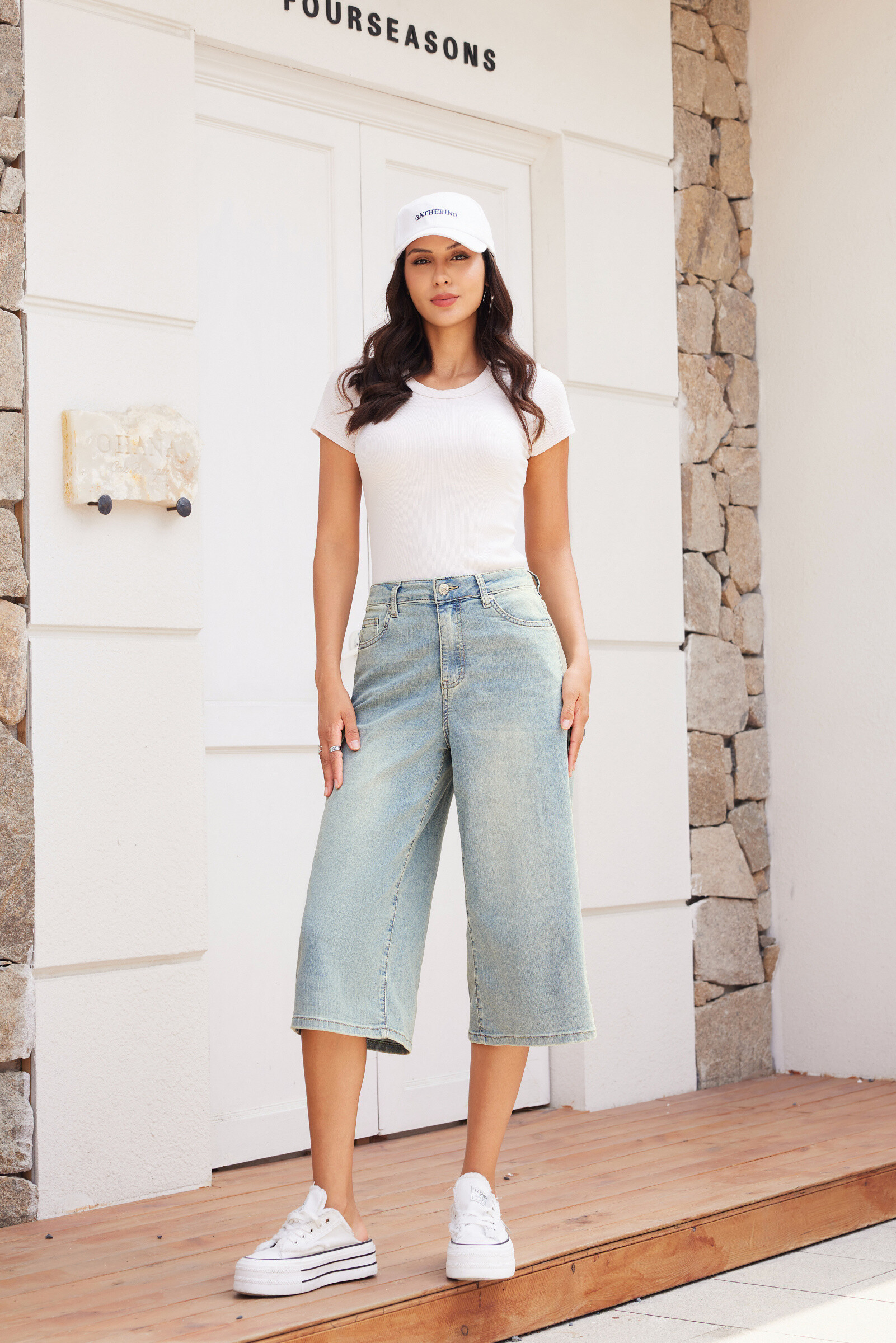 Wholesaler Jewelly - capri wide leg