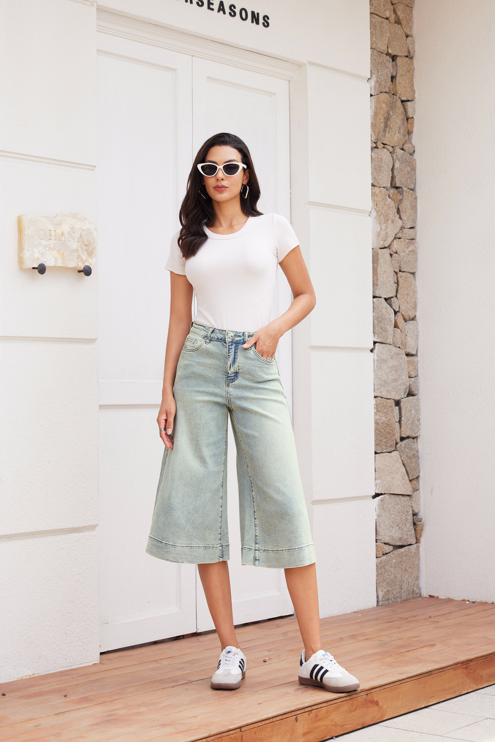 Wholesaler Jewelly - capri wide leg