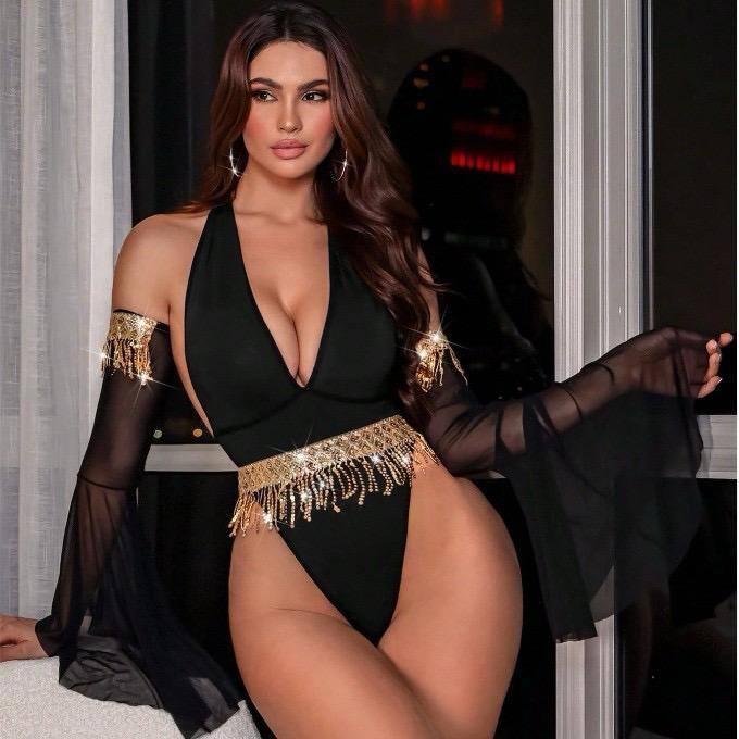 Mayorista JH STORE - Conjunto de Body y Mangas Separadas