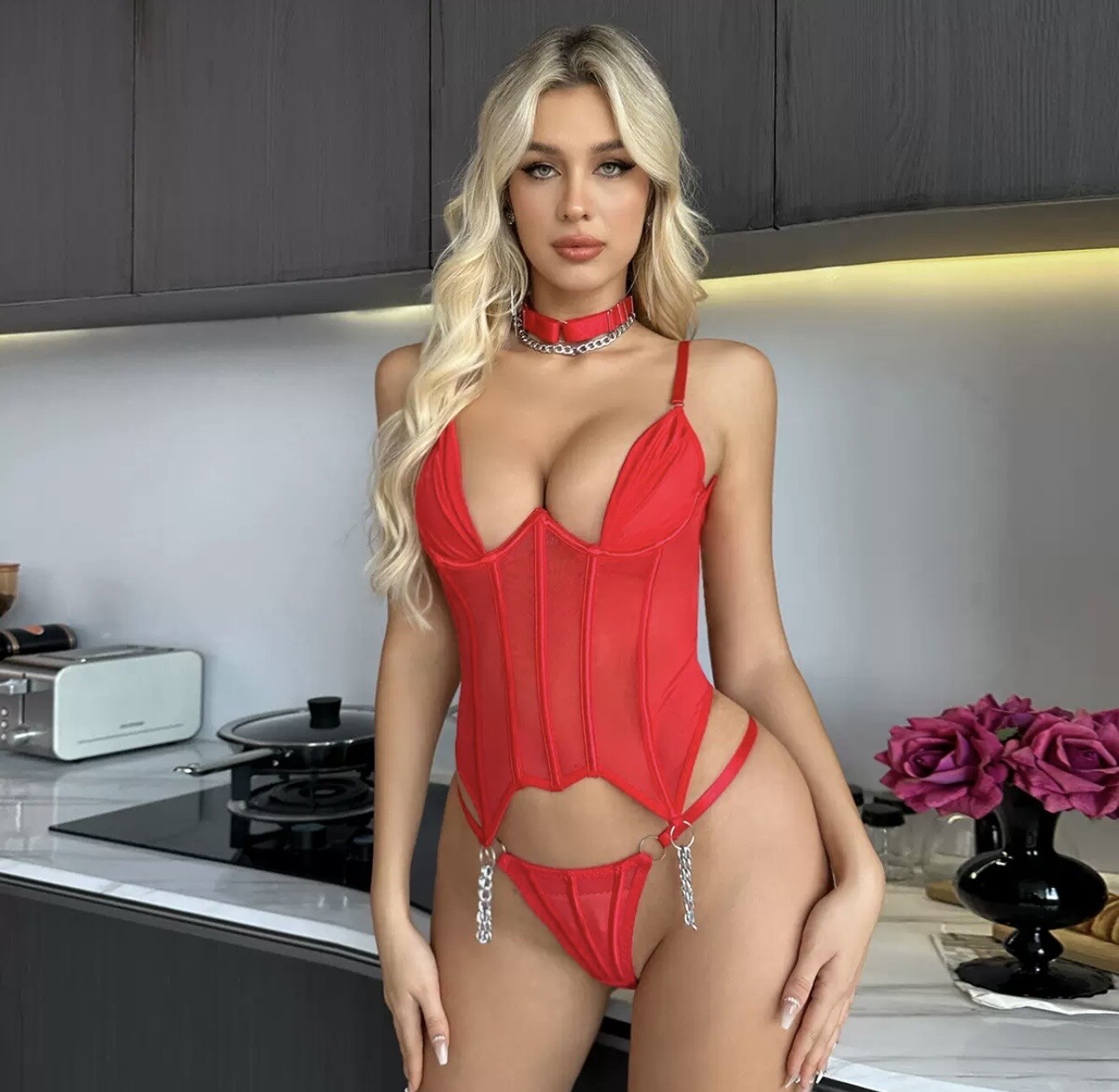 Wholesaler JH STORE - Sexy lingerie set (without glasses)