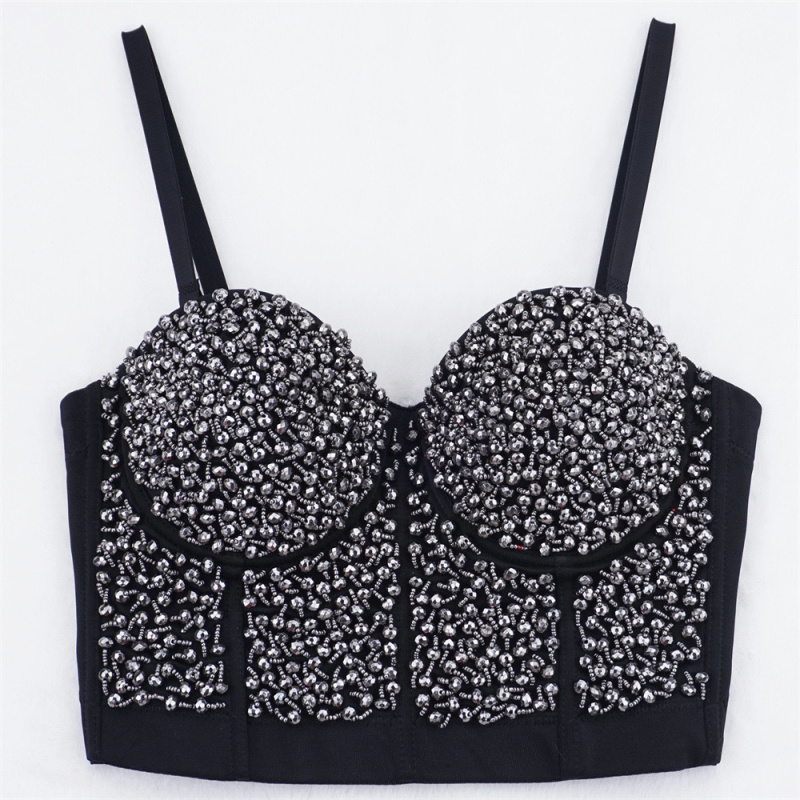 Mayorista JH STORE - Top bustier de mujer con perlas