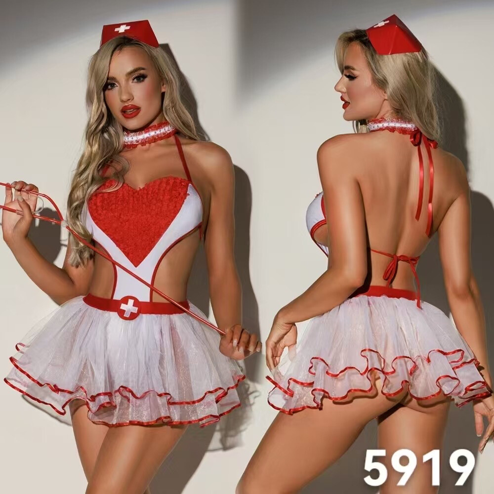 Grossiste JH STORE - Tenue de déguisement infirmière cœur Femme