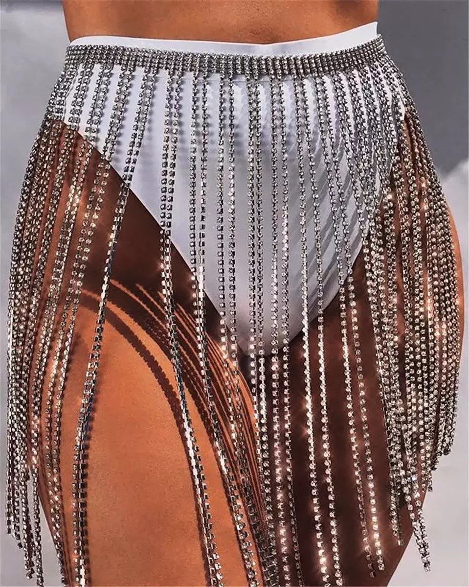 Wholesaler JH STORE - Women's Shiny Rhinestone Skirt