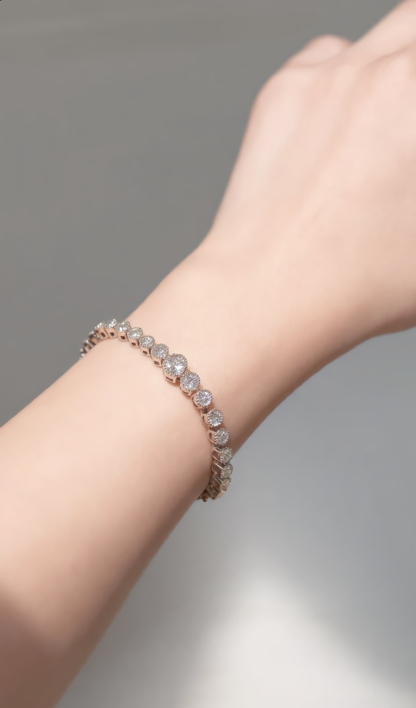 Mayorista JINLONG BIJOUX - Pulsera con circonitas y remo de rodiato