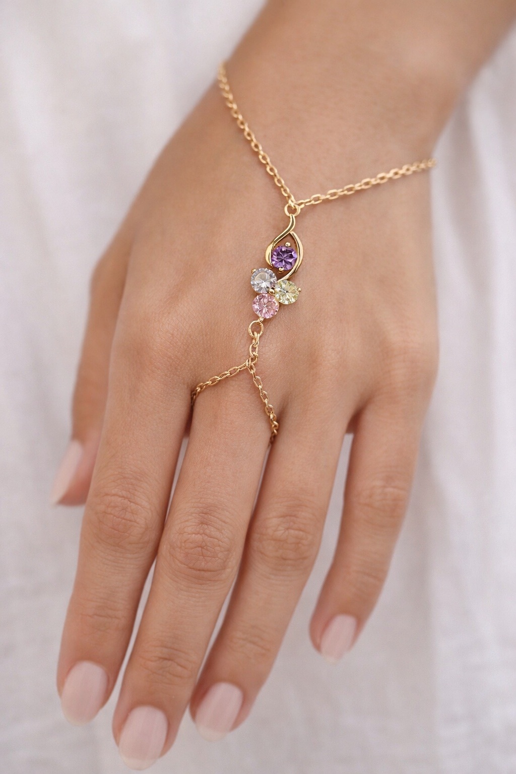 Wholesaler JINLONG BIJOUX - Bracciamano rame con zirconi fashion