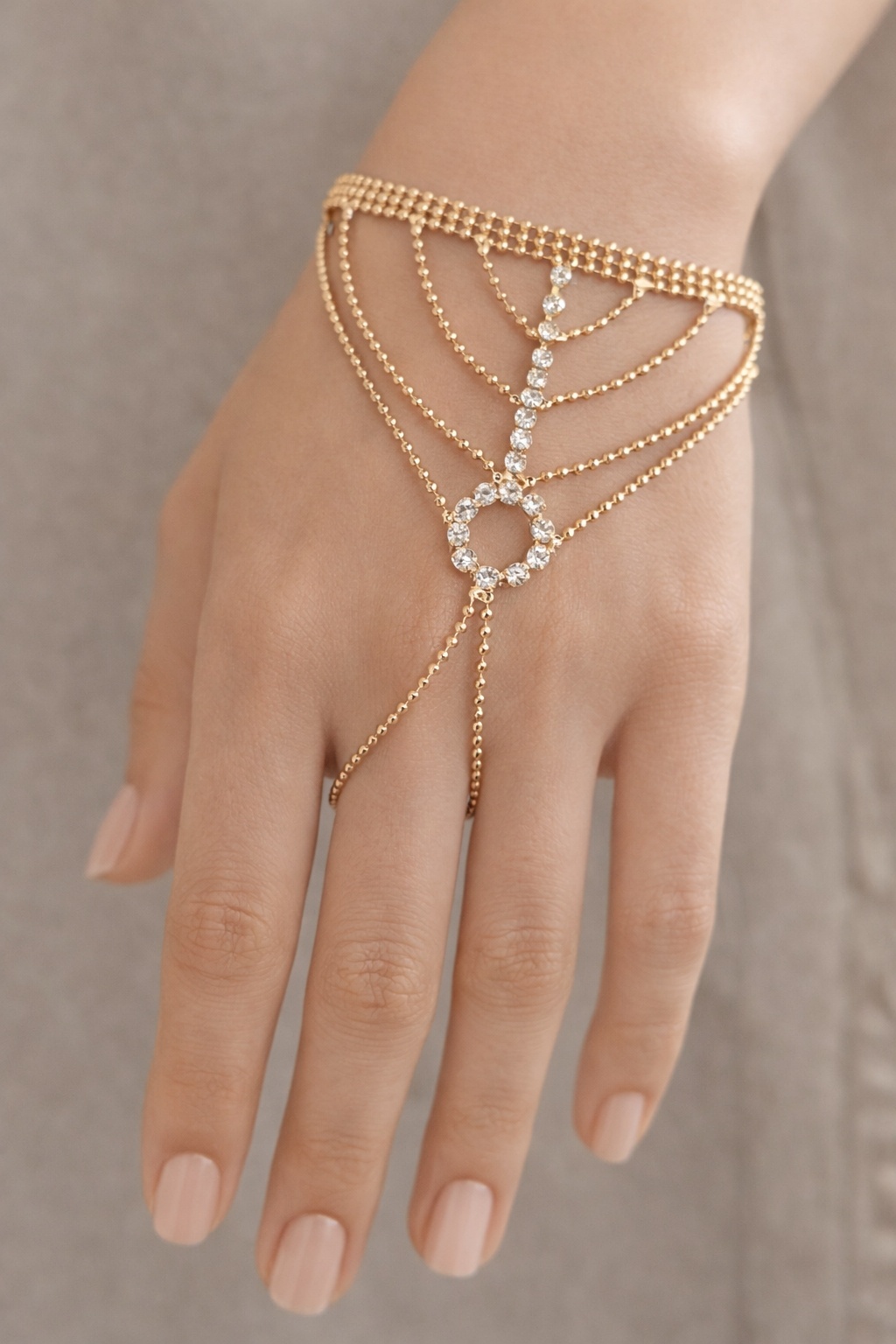 Wholesaler JINLONG BIJOUX - Bracciamano rame con zirconi fashion