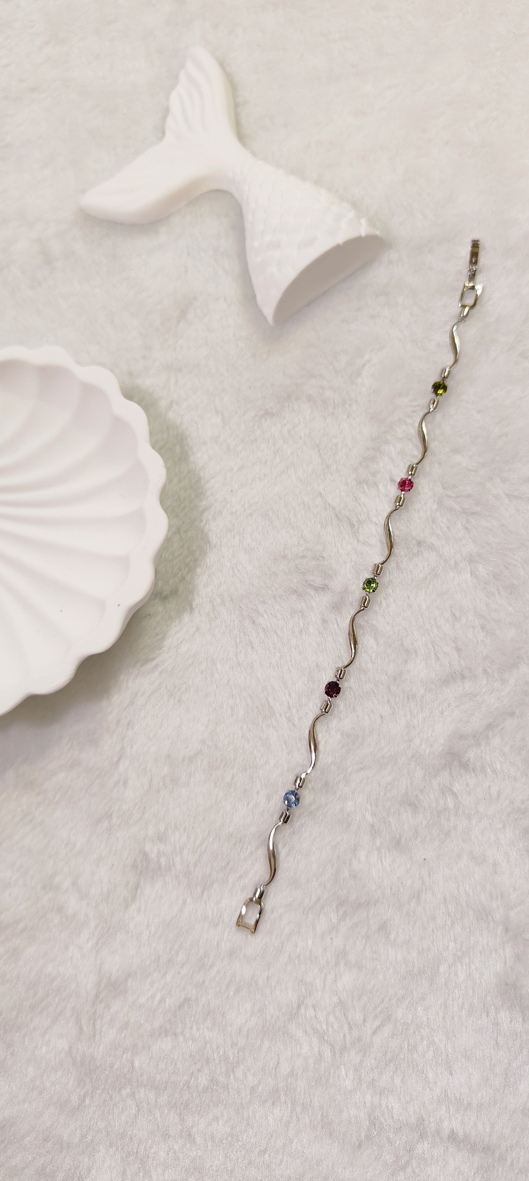 Wholesaler JINLONG BIJOUX - Bracciale S with zirconia and oar