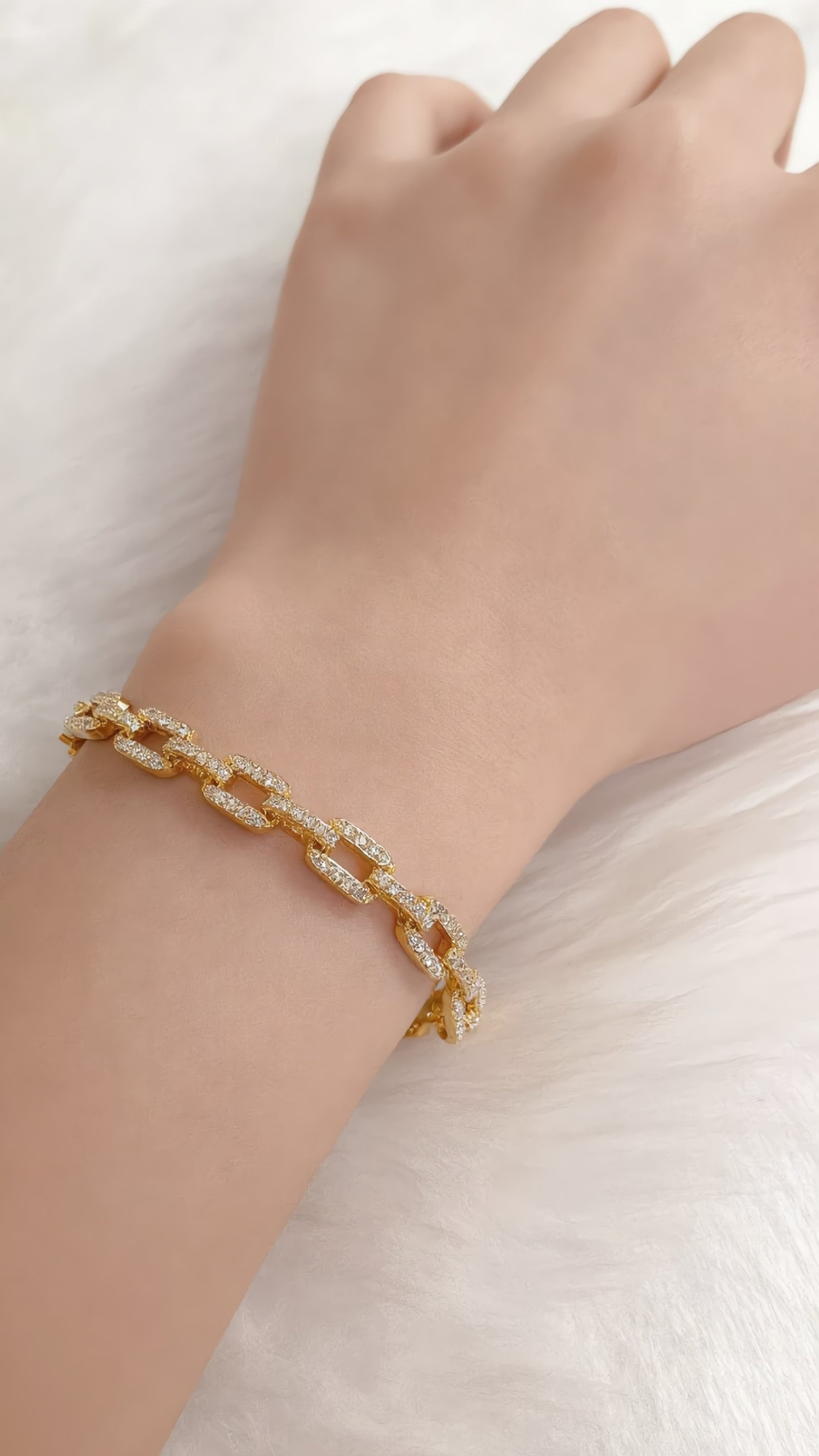 Wholesaler JINLONG BIJOUX - Fashion bracciale with zirconia and rodiato
