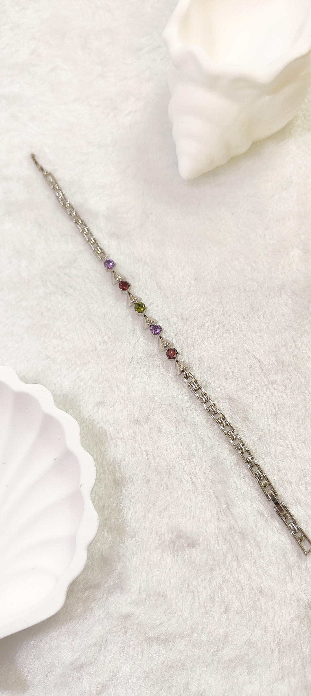 Mayorista JINLONG BIJOUX - Pulsera con circonitas y remo