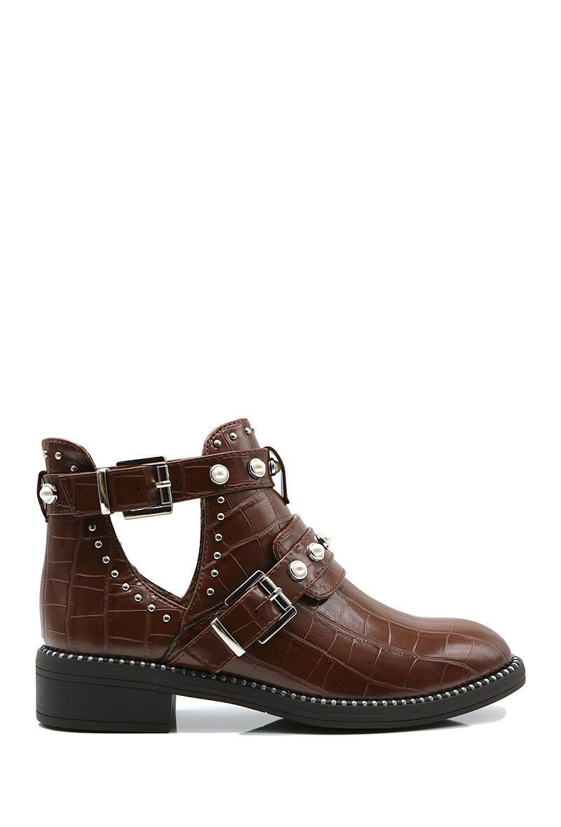Wholesaler JM.DIAMANT - Ankle boots with pearles