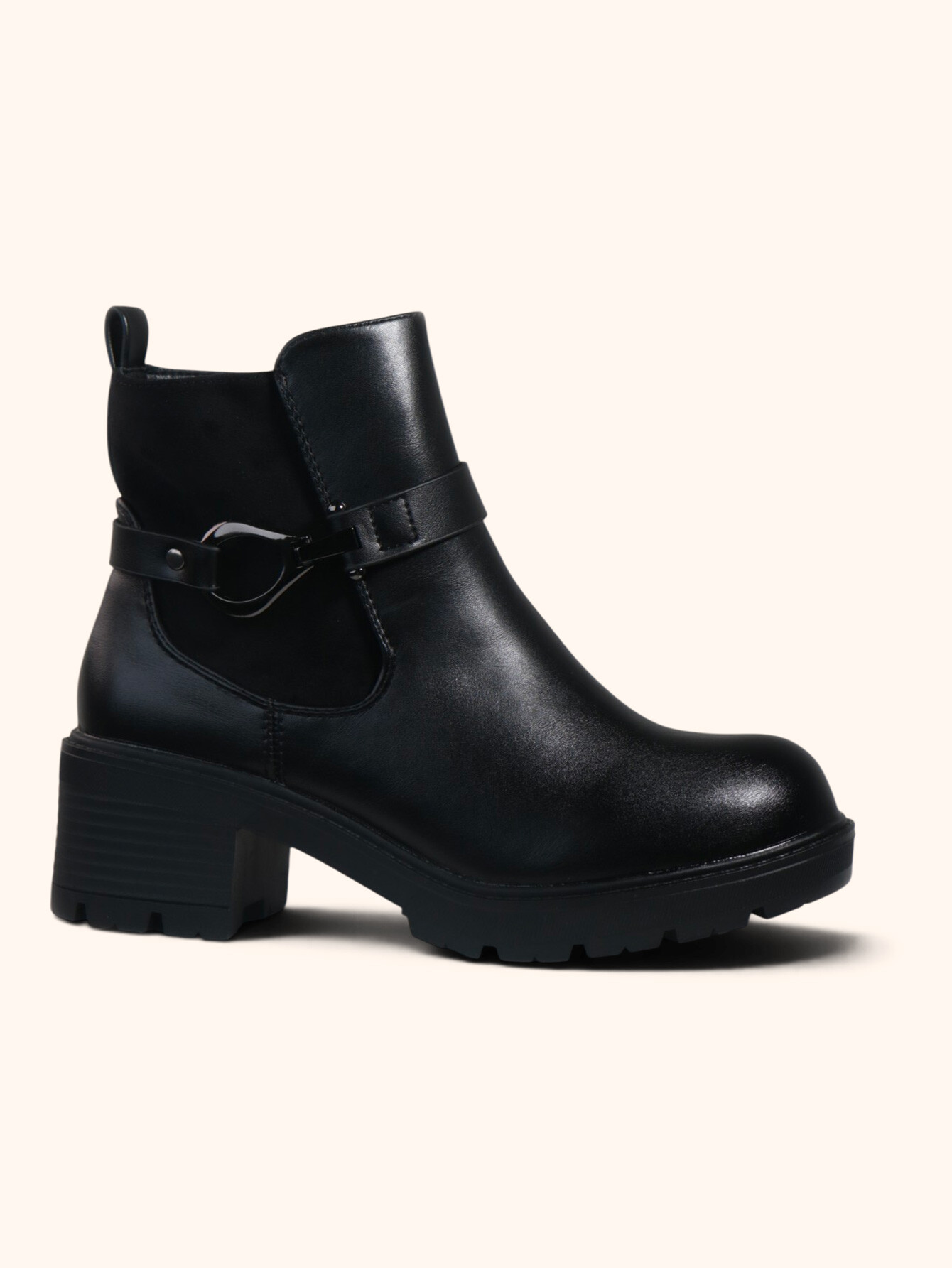 Grossiste JM.DIAMANT - Bottines À Boucle Et Talon