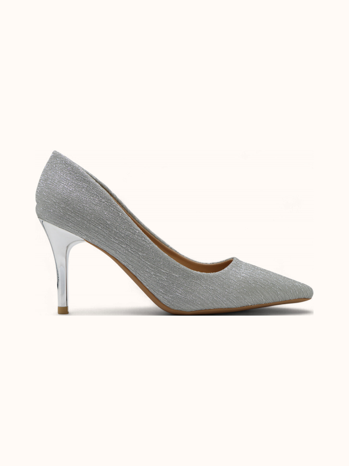 Grossiste JM.DIAMANT - Escarpins bout pointu talon métallisé