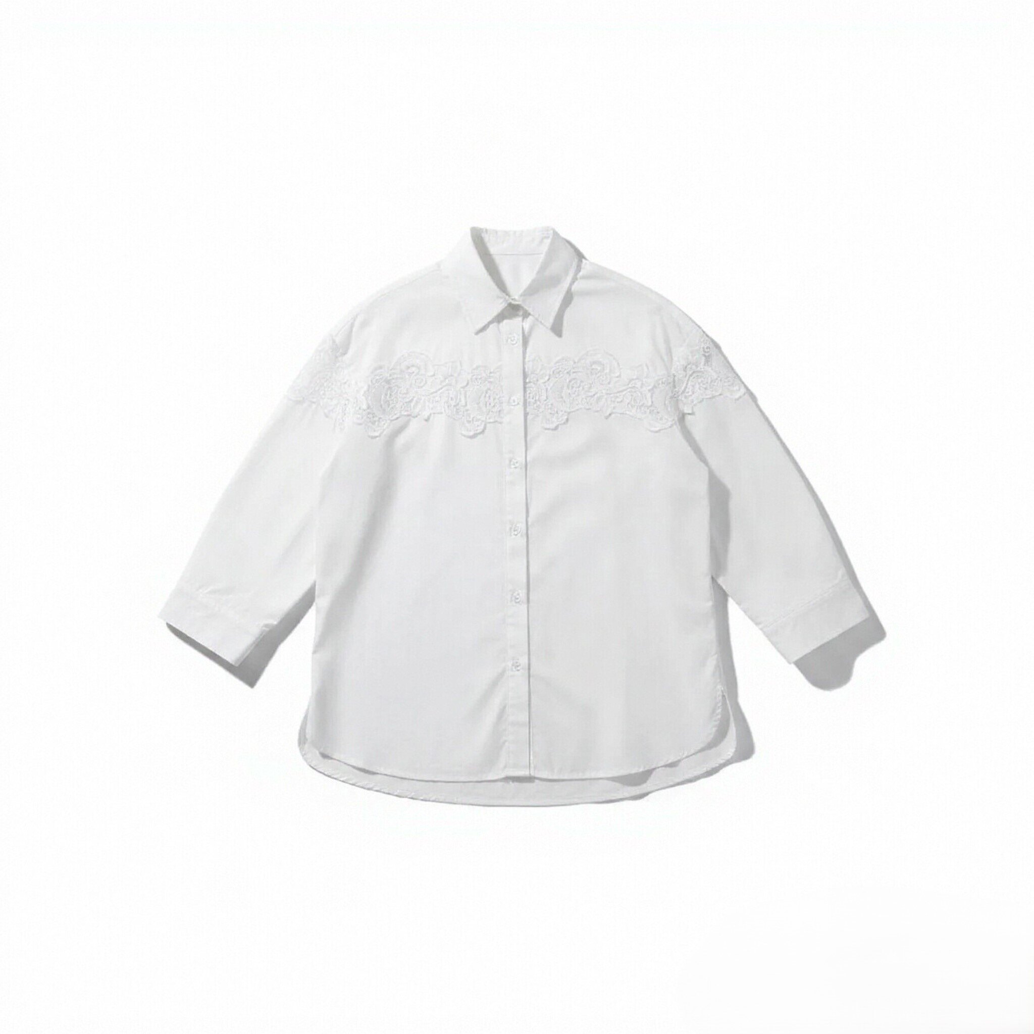 Mayorista JNJ - Camisa de algodón con encaje
