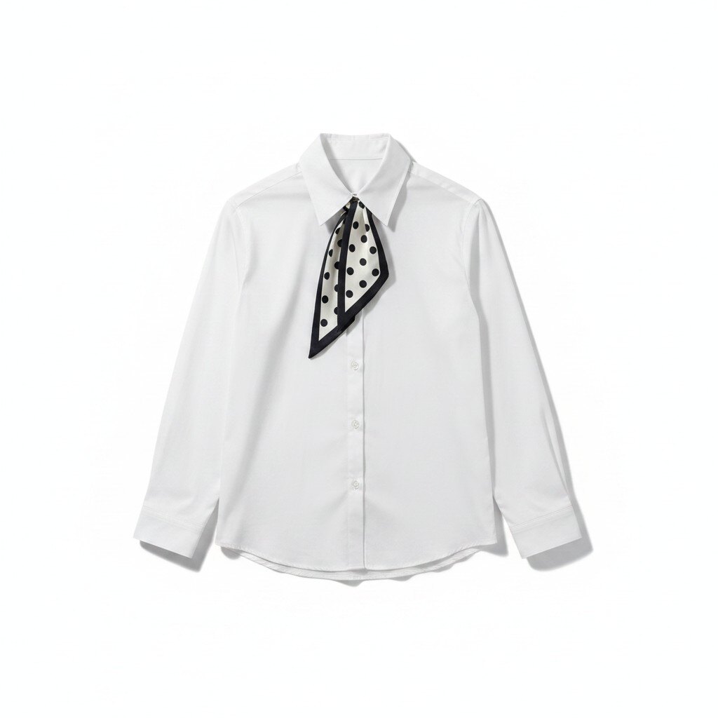 Wholesaler JNJ - Shirt with scarf