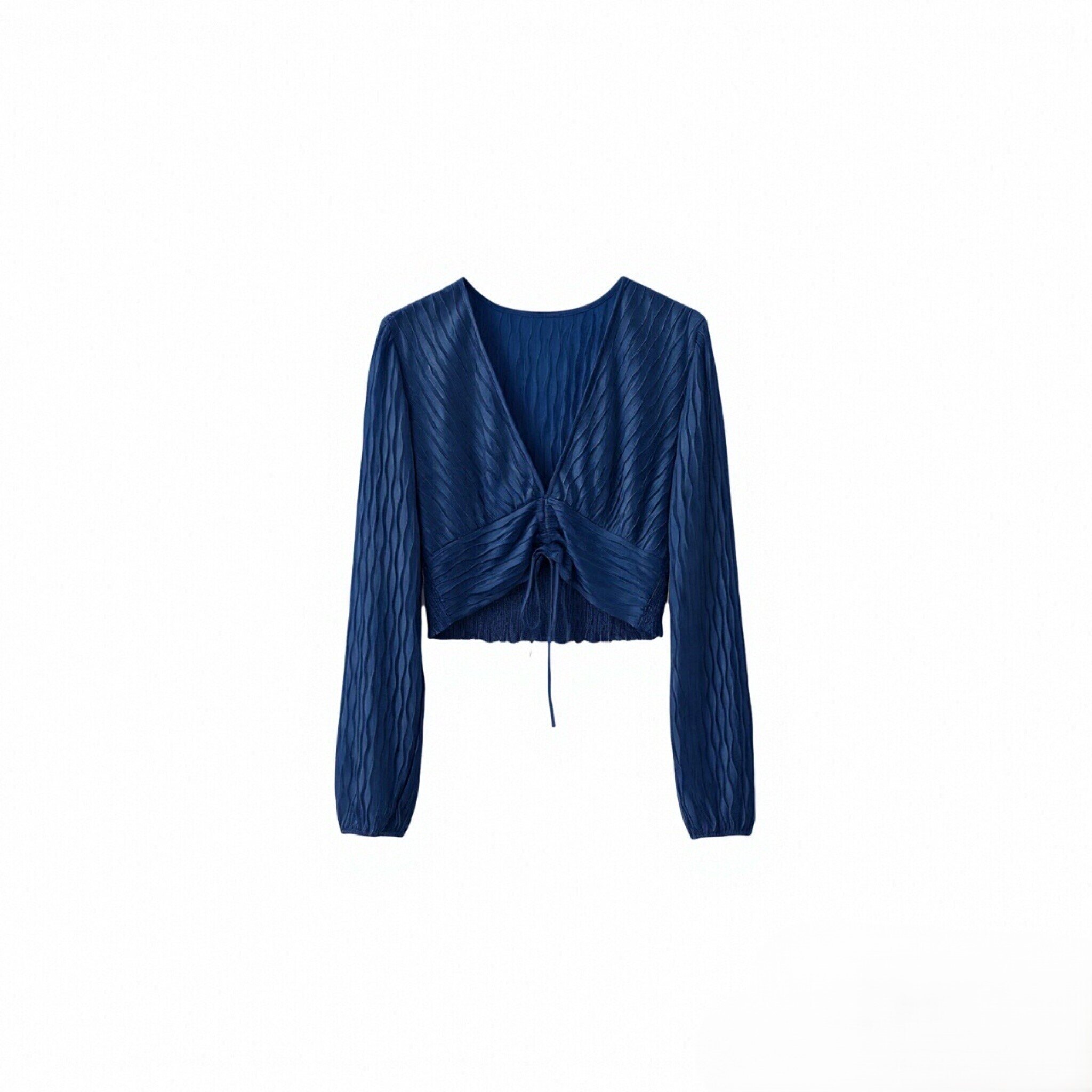 Wholesaler JNJ - Sweater with wavy patterns and glossy finish