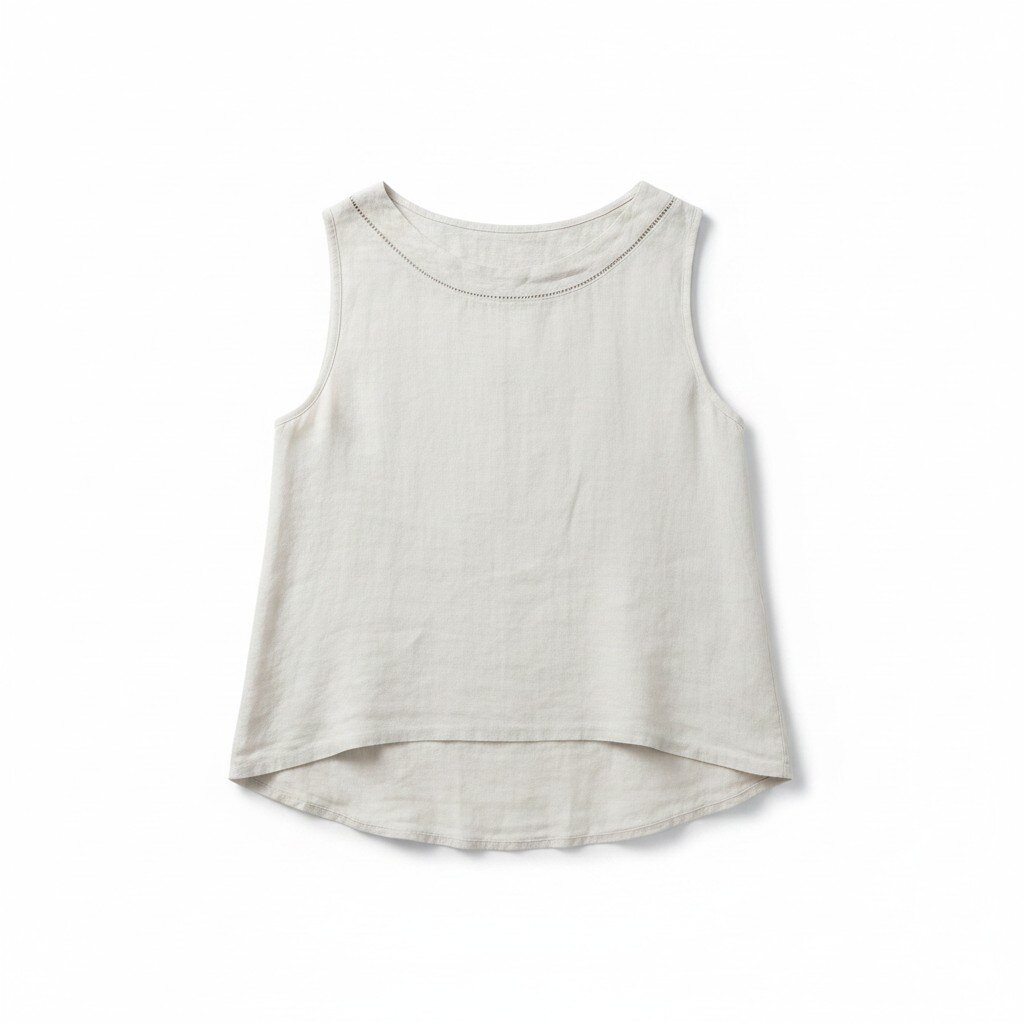 Mayorista JNJ - Camiseta sin mangas de lino