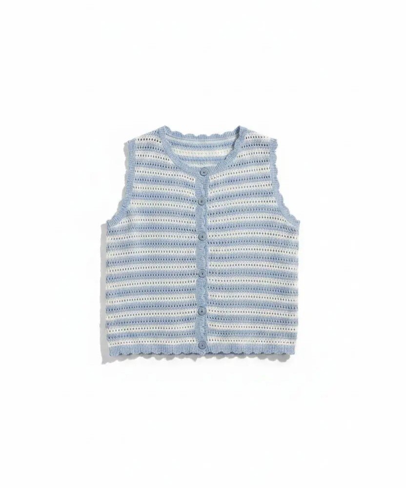 Wholesaler JNJ - Vest with openwork design