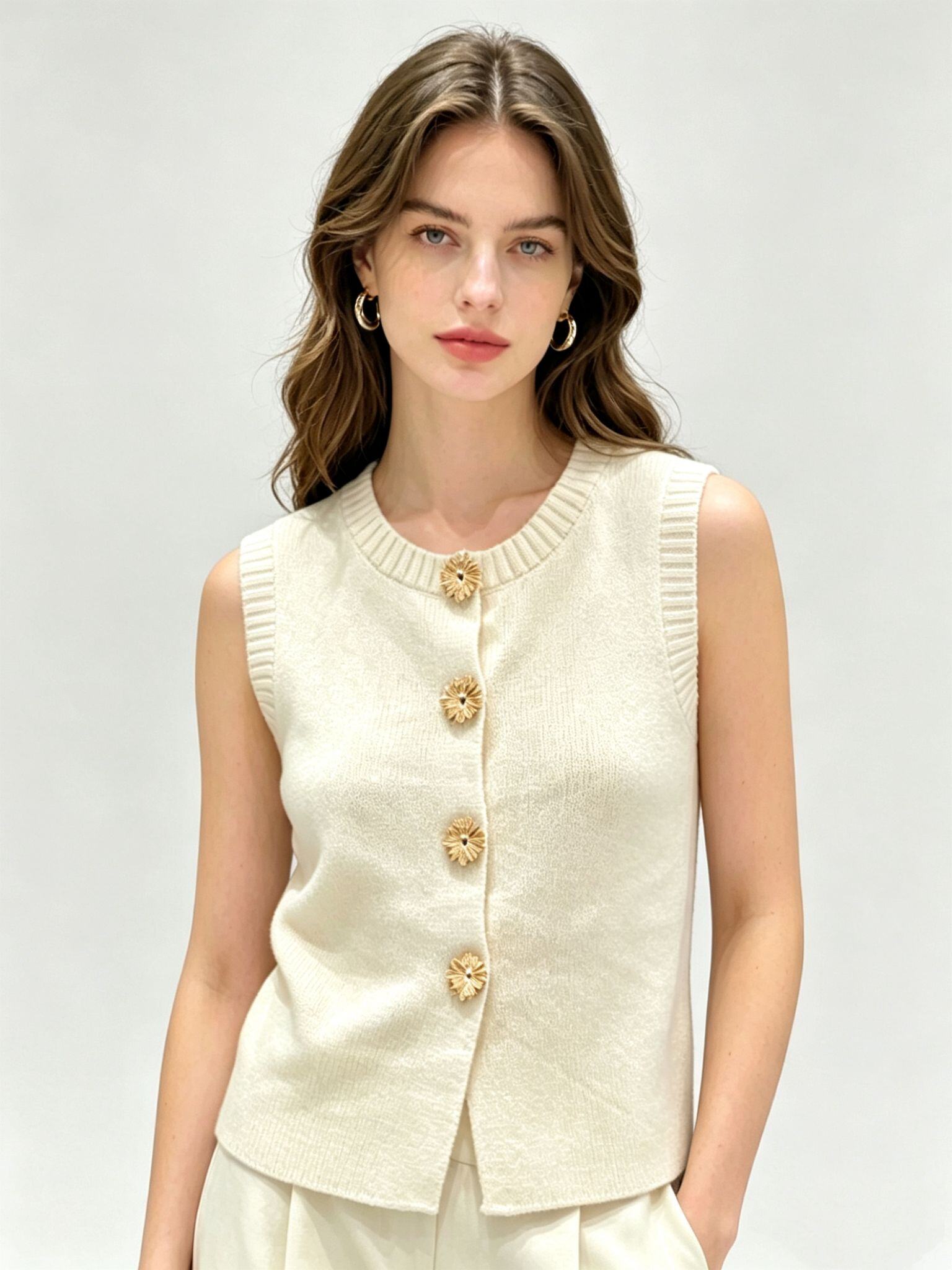 Grossista JNJ - Gilet con bottoni