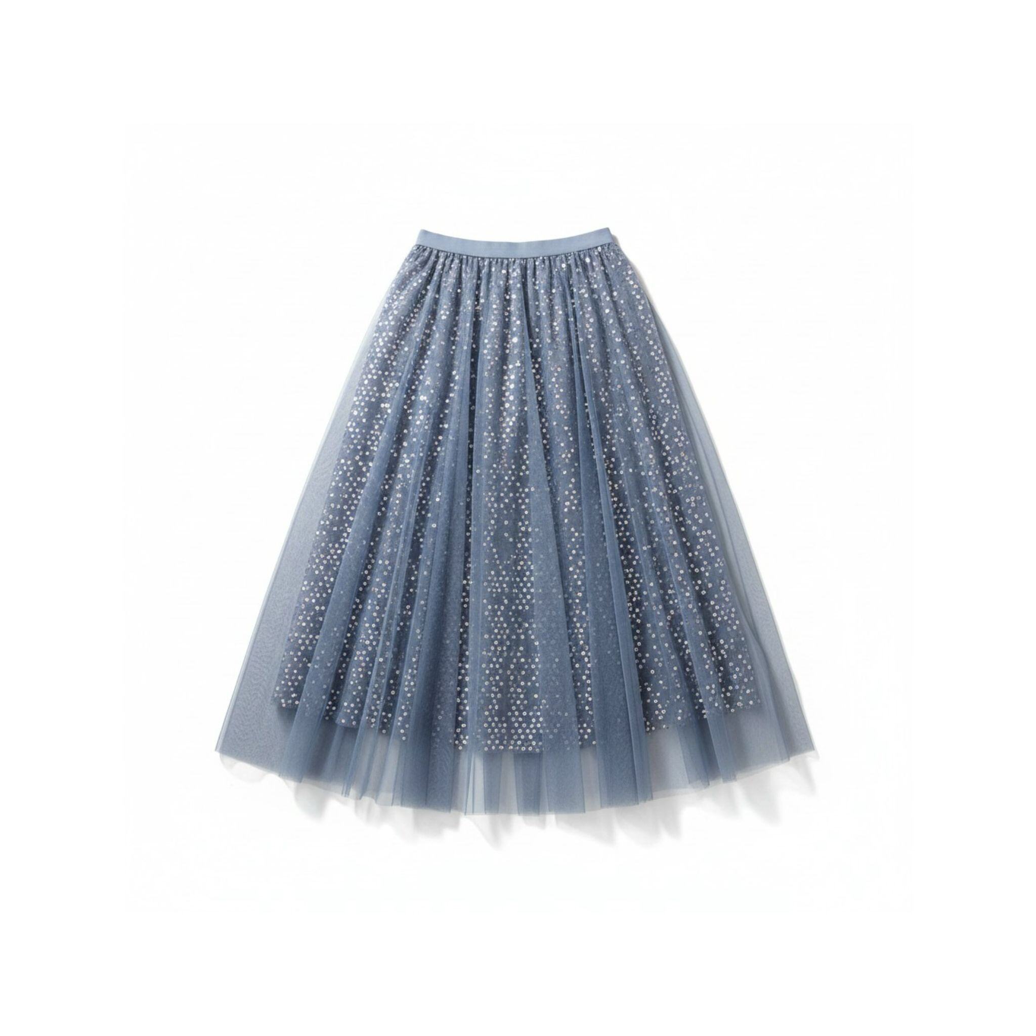 Wholesaler JNJ - Gauze skirt with sequins