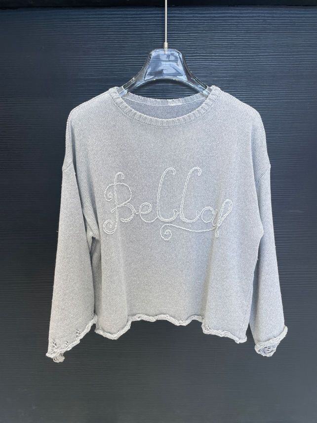 Grossista JNJ - Maglia in cotone scritta BELLA