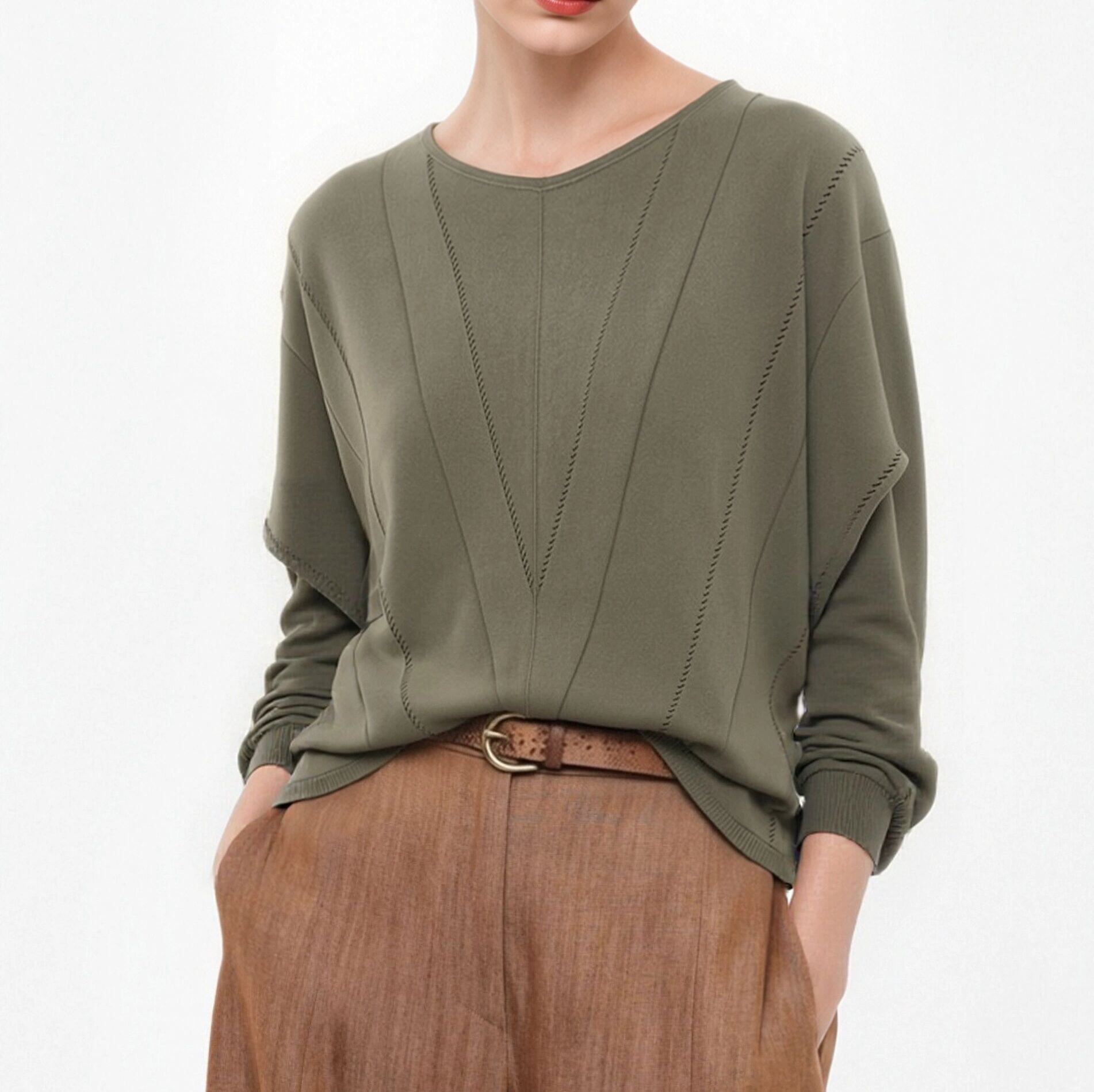 Grossista JNJ - Maglia over elaborata
