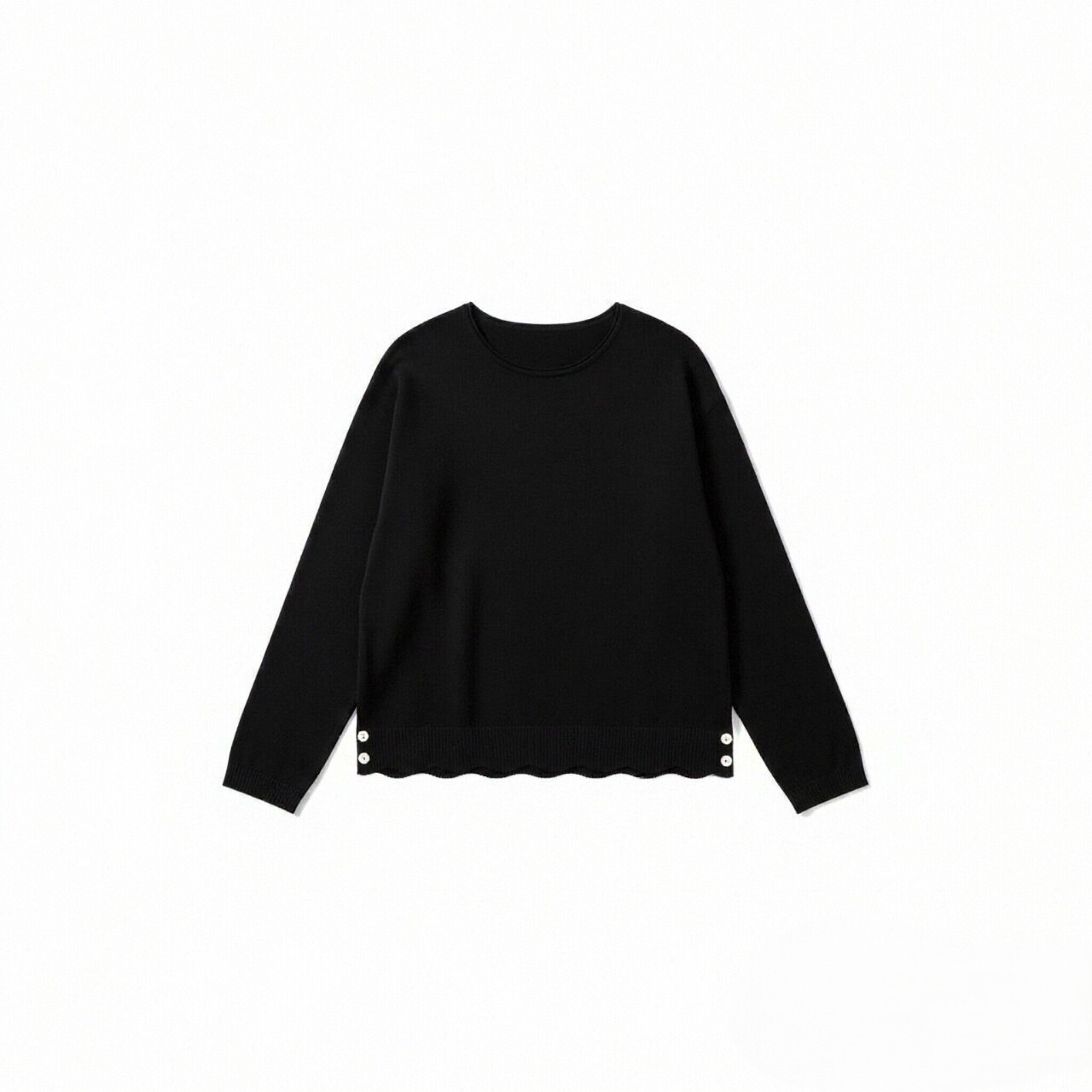 Wholesaler JNJ - Viscose sweater with small buttons