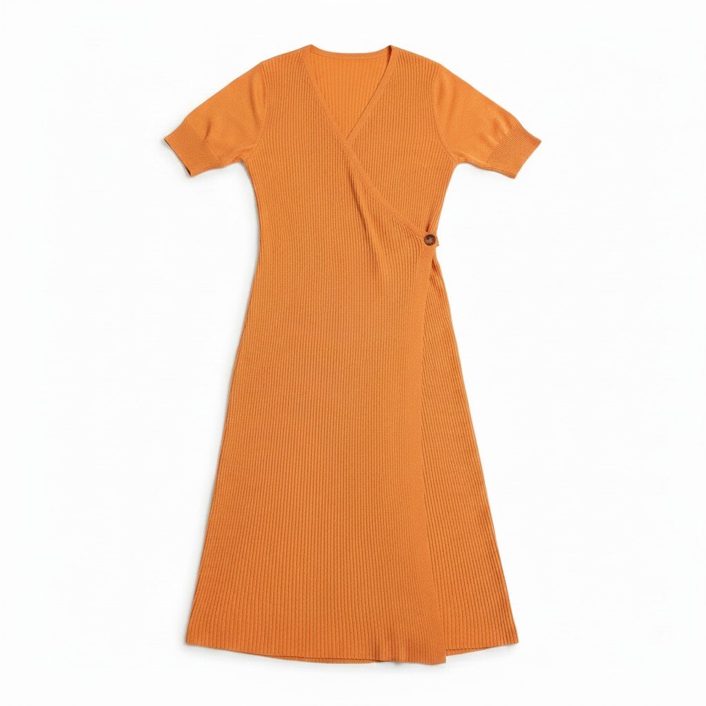 Mayorista JNJ - Vestido largo de punto mezcla de viscosa