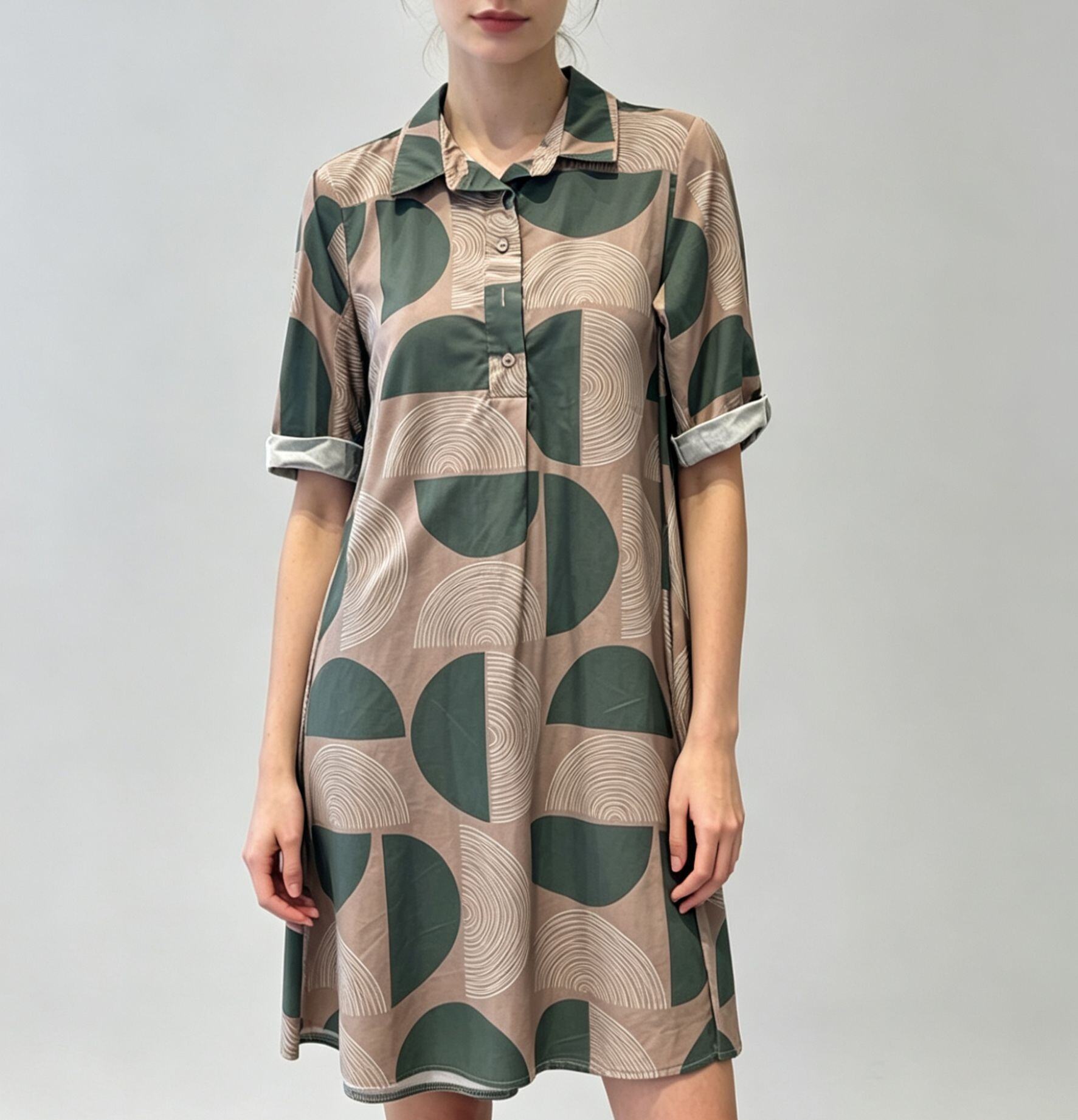 Grossiste JNJ - Robe à imprimé géométrique