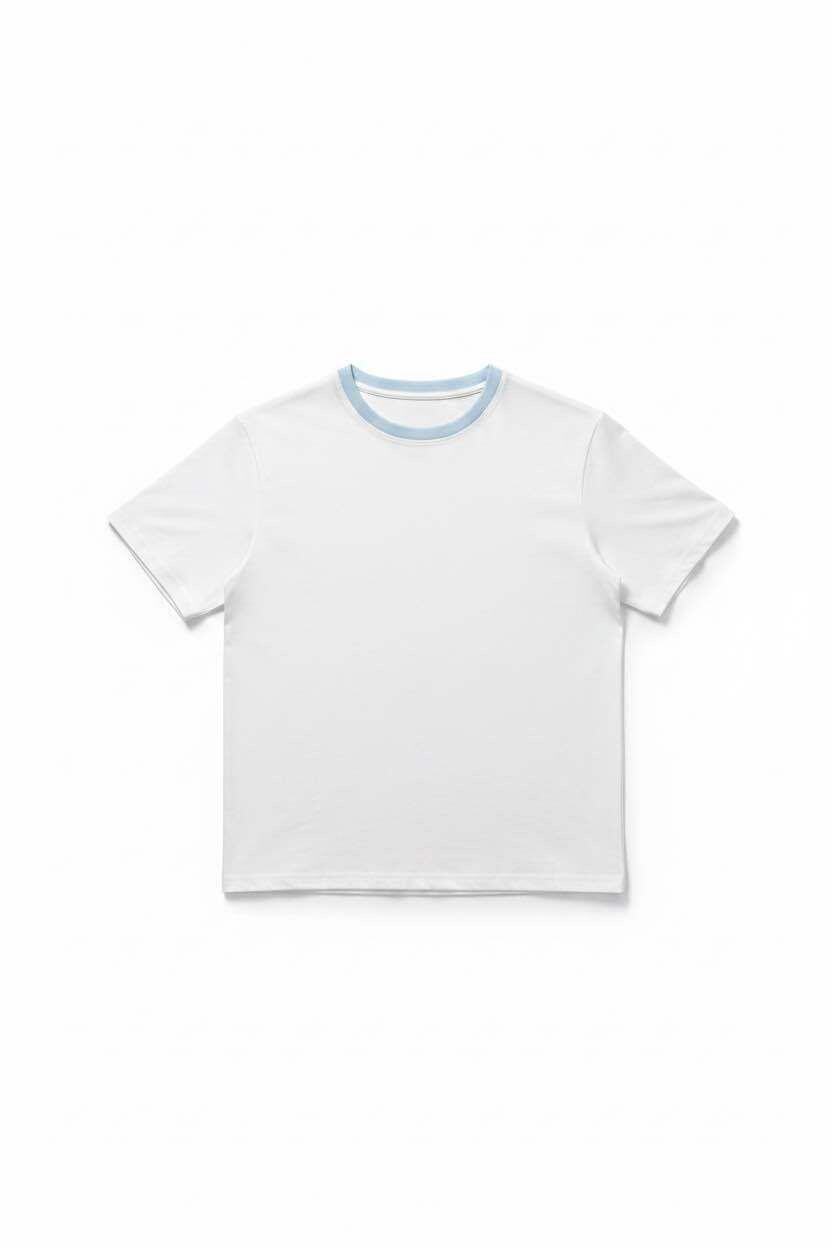 Wholesaler JNJ - Cotton T-shirt with bicolored trim