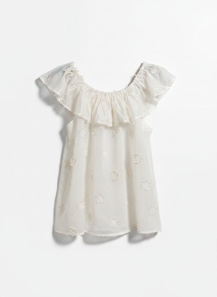 Wholesaler JNJ - Top with floral designs