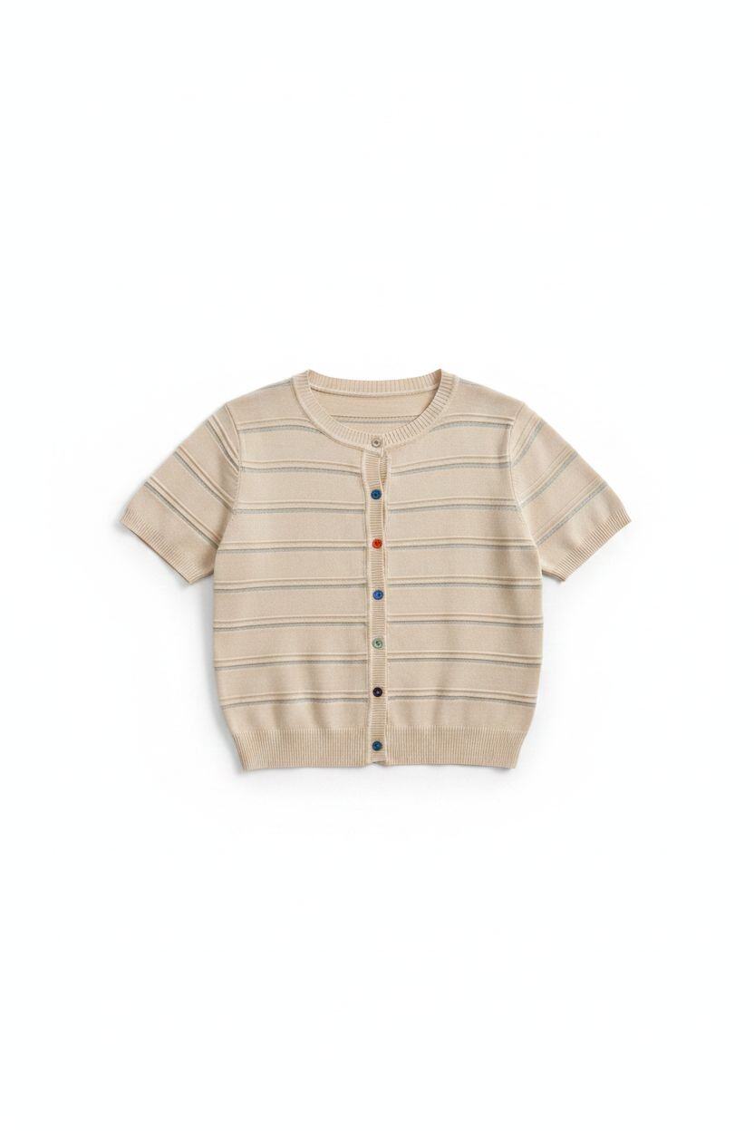 Wholesaler JNJ - Cardigan with colorful buttons