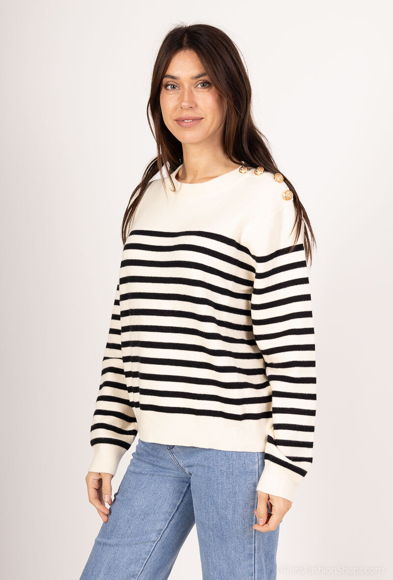 Wholesaler Joelly - Striped sweater