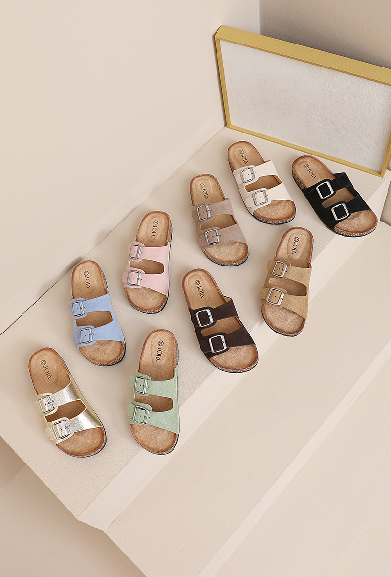 Mayorista JOIA PARIS - Mule Plano de Confort con Doble Correa