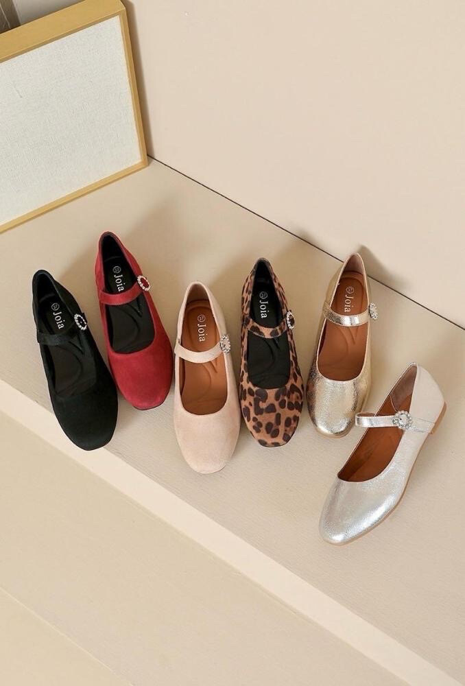 Grossista JOIA PARIS - BALLERINE CON CINTURINO E FIBBIA STRASS REGOLABILE